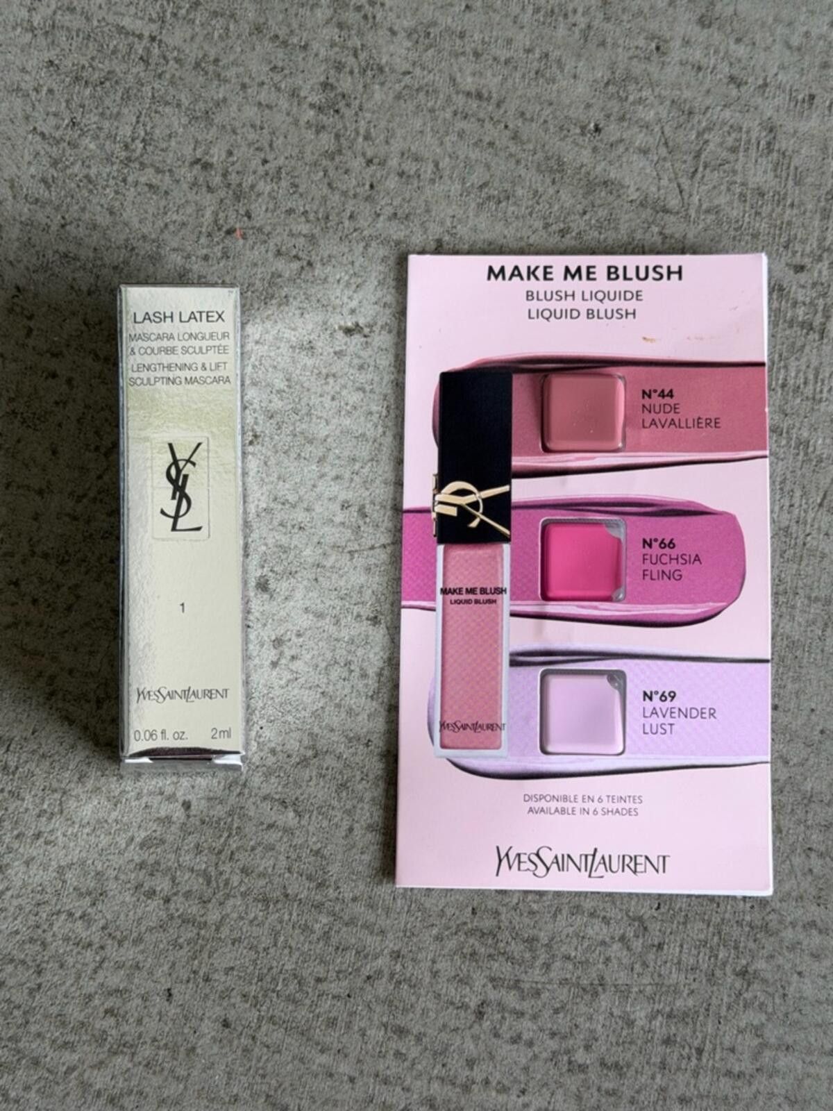 Yves Saint Laurent YSL / Lash Latex Mascara + Blush / Mini Bundle Set 2pc Size ONE SIZE - 1 Thumbnail
