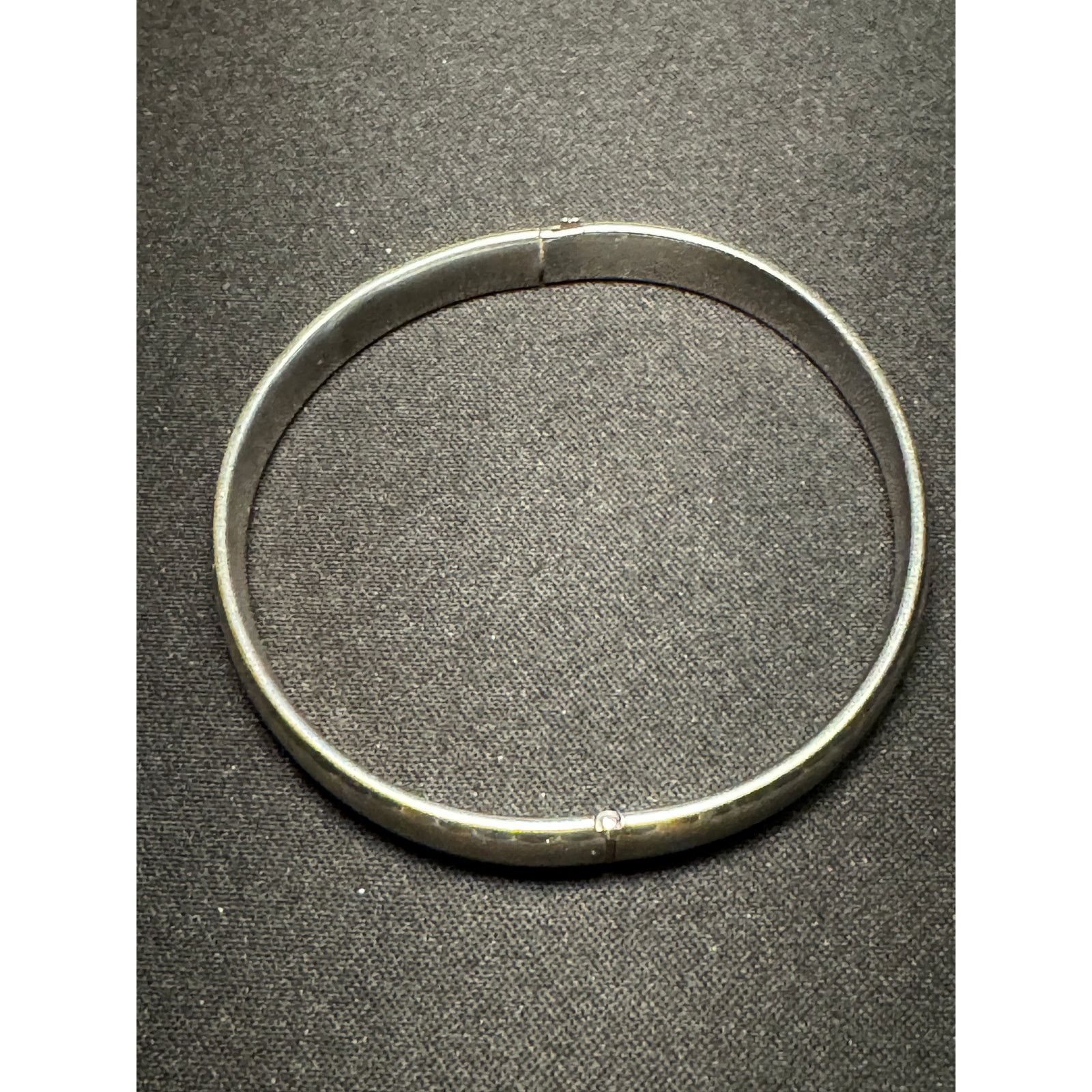 Sterling Silver Vintage Marathon Silver Brushed Sterling Silver Bracelet Adj Size ONE SIZE - 2 Thumbnail