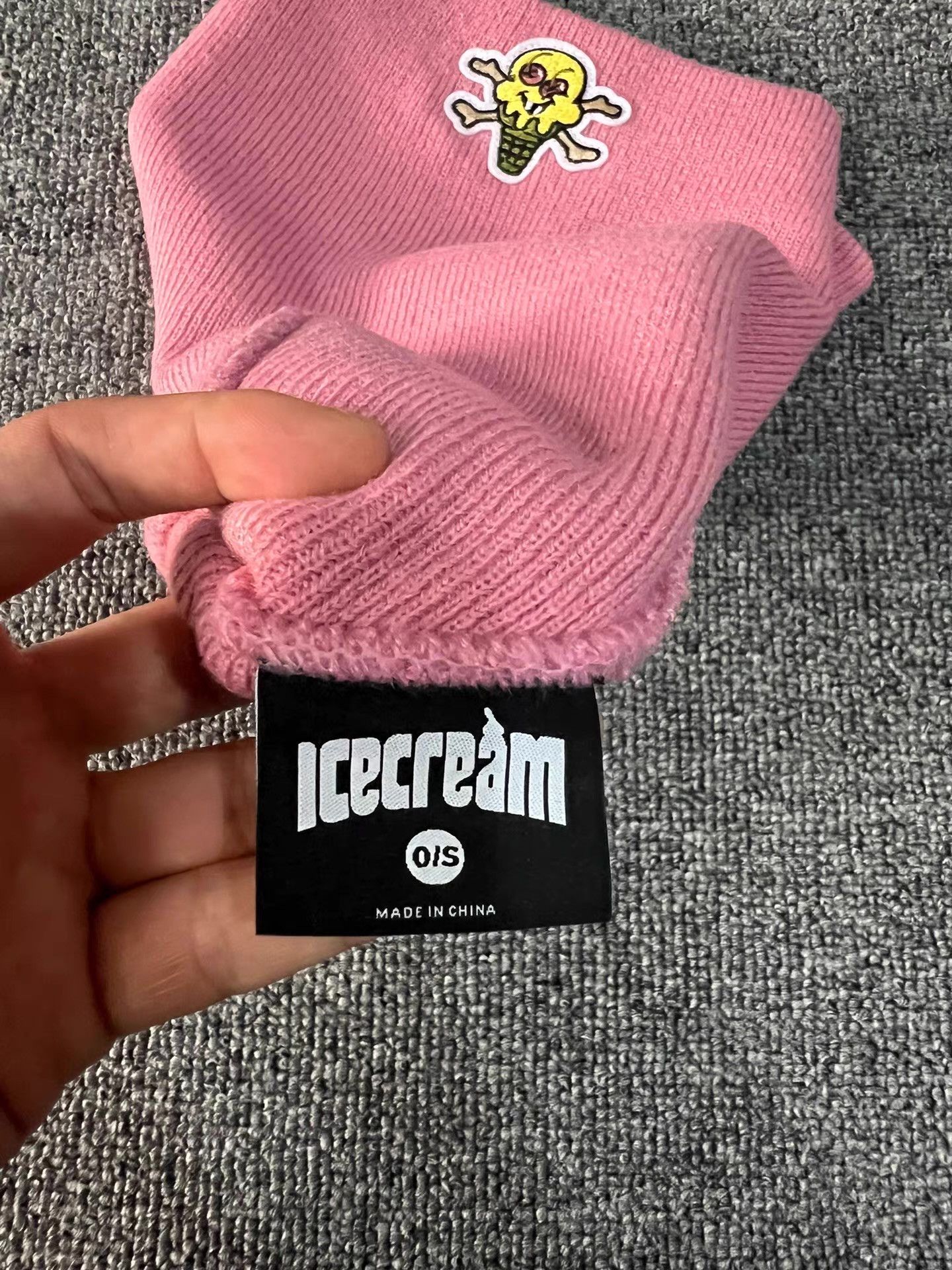 Billionaire Boys Club 22FW BBC ICECREAM Embroidered Skull Ice Cream Beanie Q7 Size ONE SIZE - 4 Thumbnail
