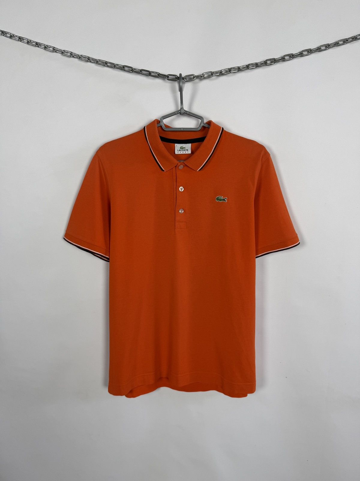 Lacoste Men’s Lacoste Sport Short Sleeve Polo Shirt Vintage Size 5 Size US L / EU 52-54 / 3 - 1 Thumbnail