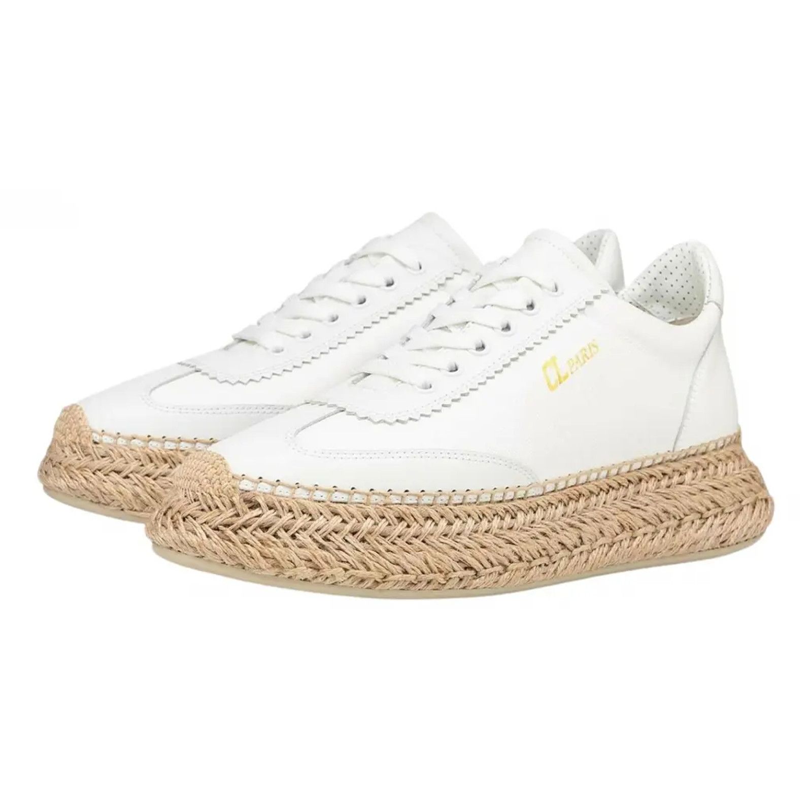 Christian Louboutin Christian Louboutin Flat White Bianco Platform Sneaker 40 Size US 10 / IT 40 - 1 Thumbnail