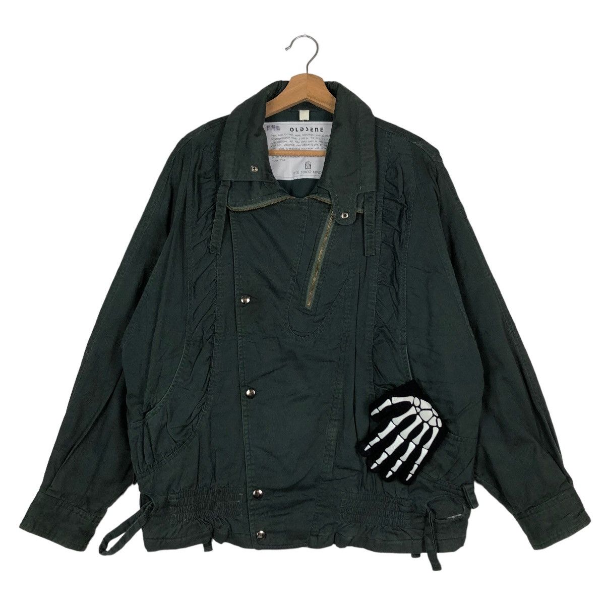 Hysteric Glamour 🔥Bomber Jacket Oldsene Bondage Biker Design Parachute Size US L / EU 52-54 / 3 - 2 Thumbnail