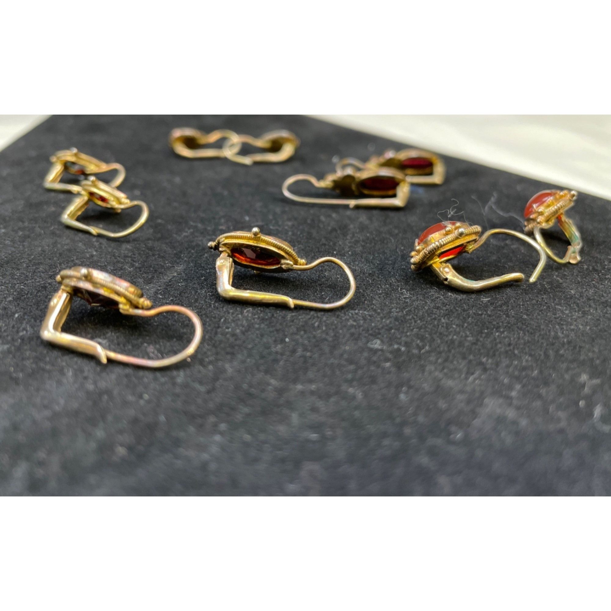 Other Vintage Women's Dangling Earings with Stones set of 6 SKU 61 Size ONE SIZE - 13 Thumbnail