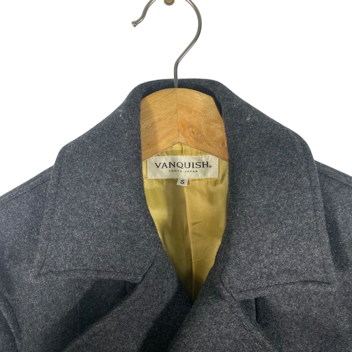 Vanquish Vintage Vanquish PeaCoat Short Coat Melton Double Coat Size US S / EU 44-46 / 1 - 6 Thumbnail