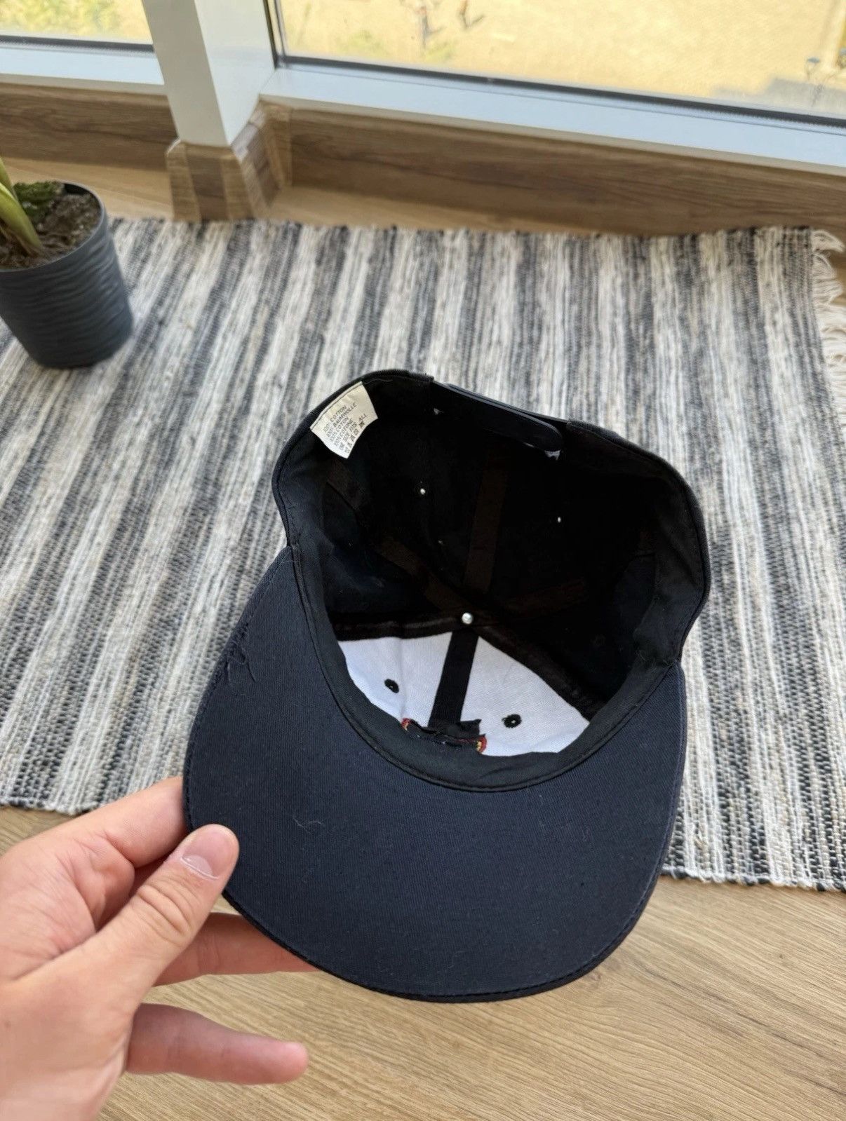 Ferrari VINTAGE 90s FERRARI RACING CAP SNAPBACK HAT BLACK RARE Size ONE SIZE - 7 Thumbnail