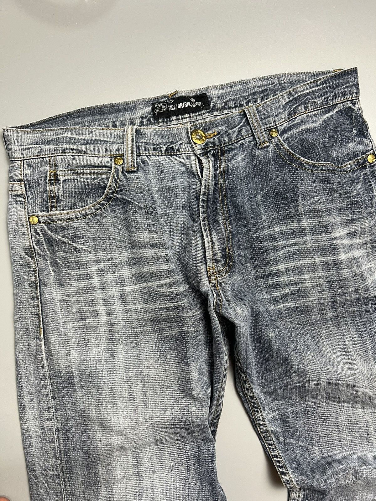 Japanese Brand × Seditionaries × Vintage Vintage Oririn Y2K Studded Denim Size US 37 - 6 Thumbnail
