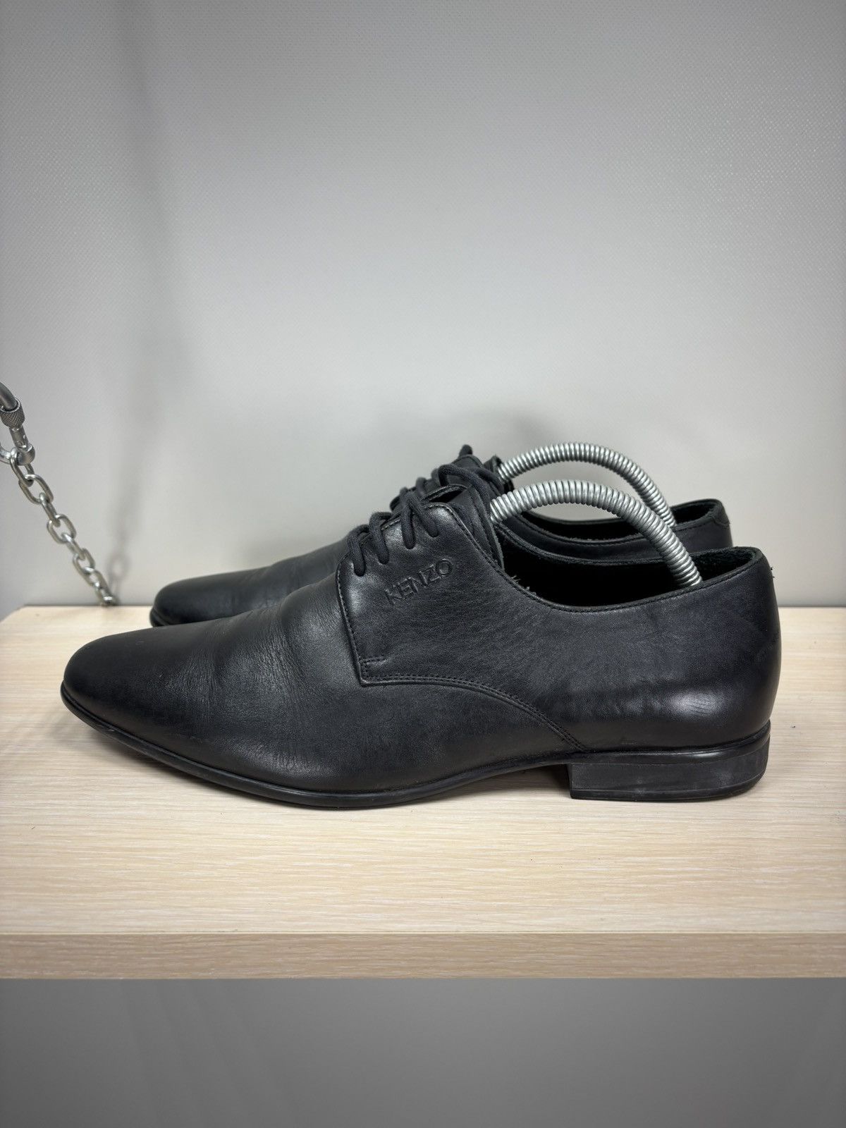 Kenzo Mens leather shoes Kenzo Size 7 1/2 Color Black Size US 7.5 / EU 40-41 - 8 Thumbnail