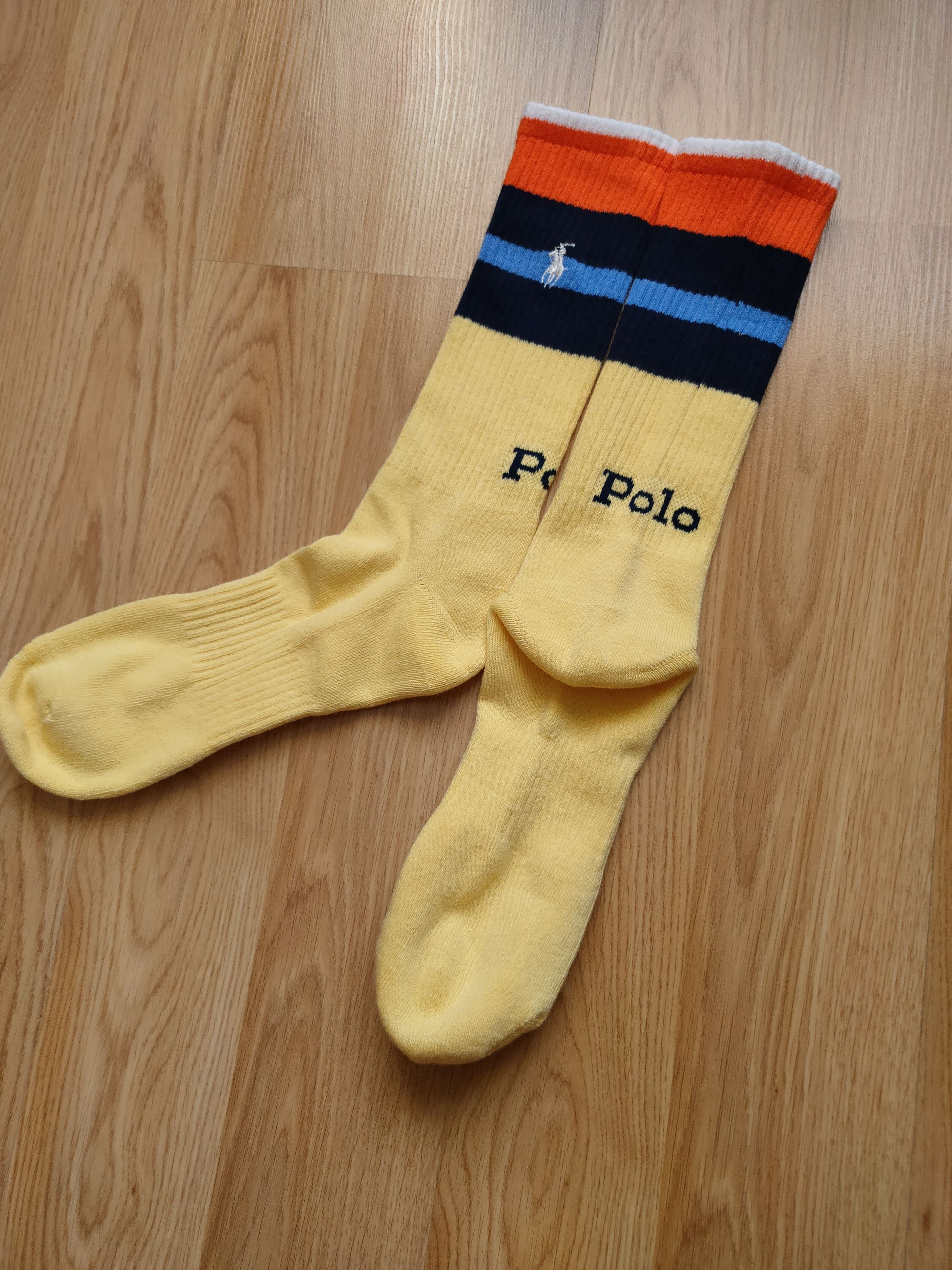 Polo Ralph Lauren Polo Ralph Lauren socks 44-46 high socks Polo RL Size 44 - 7 Thumbnail