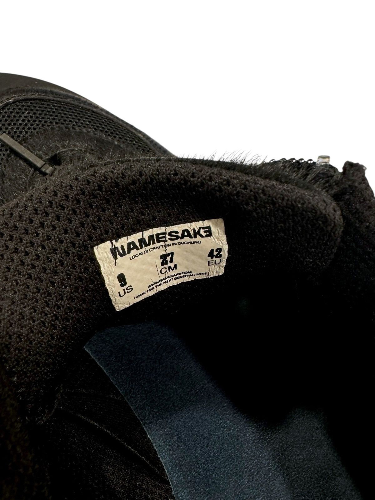 NAMESAKE Clippers 5000 Pony Hair Sneakers, Sz 42, Euphoric Black Size US 9.5 / EU 42-43 - 9 Thumbnail