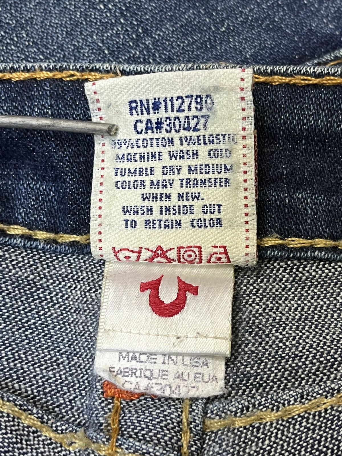 True Religion SICK🔥TRUE RELIGION JOEY flared low rise jeans Size US 28 / EU 44 - 23 Thumbnail
