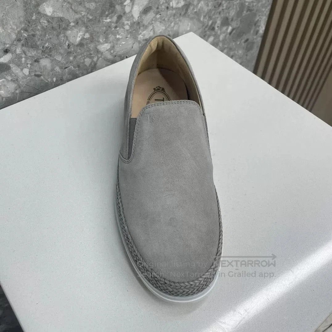 Tod's Tods 2023 Spring/Summer Woven Suede Loafers. Size US 6 / EU 39 - 5 Thumbnail
