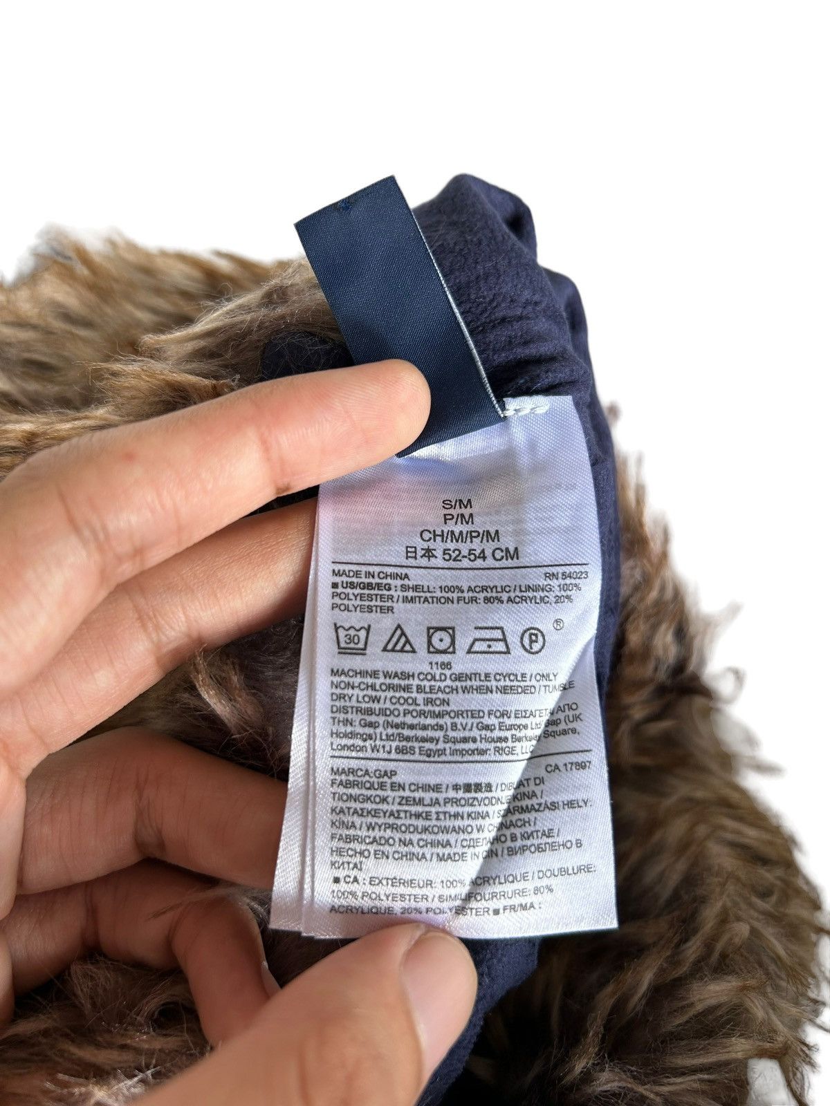 14th Addiction × Japanese Brand × Le Grande Bleu (L.G.B.) Gap Ushanka Fur Beanie Hats Size ONE SIZE - 7 Thumbnail
