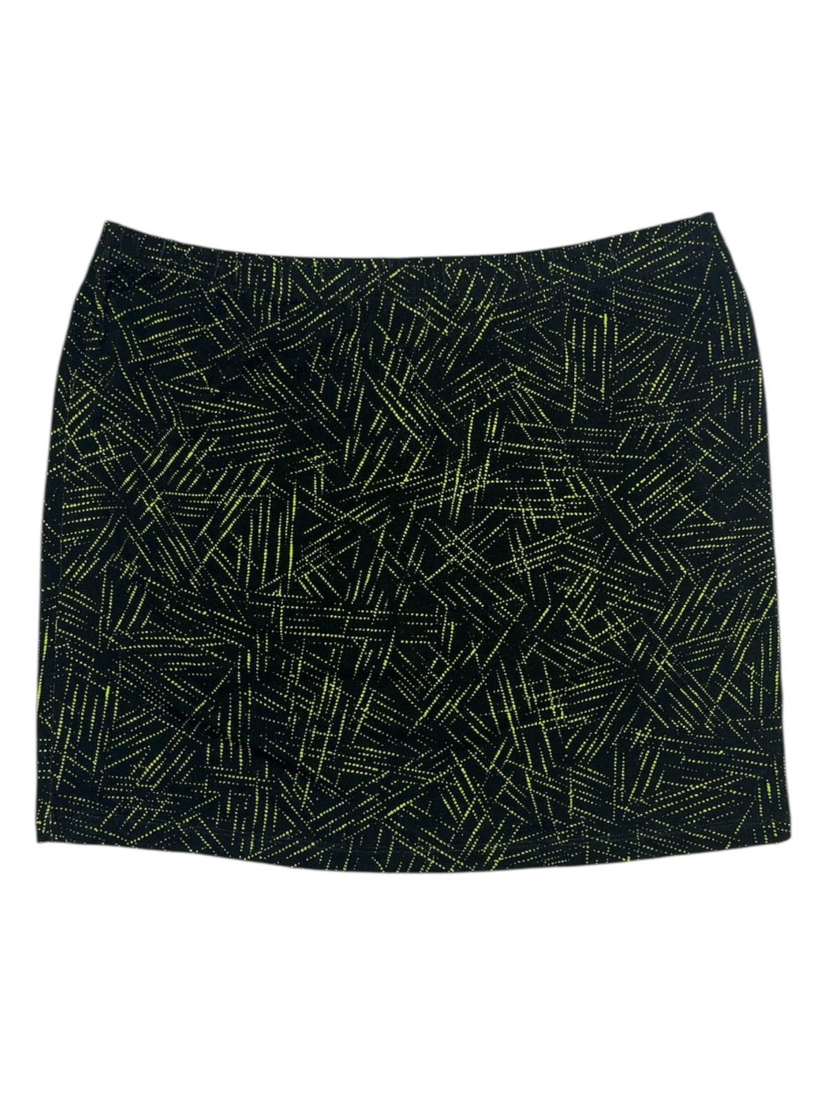 Agnes B Abstract Geometric Pattern Short Skirt
