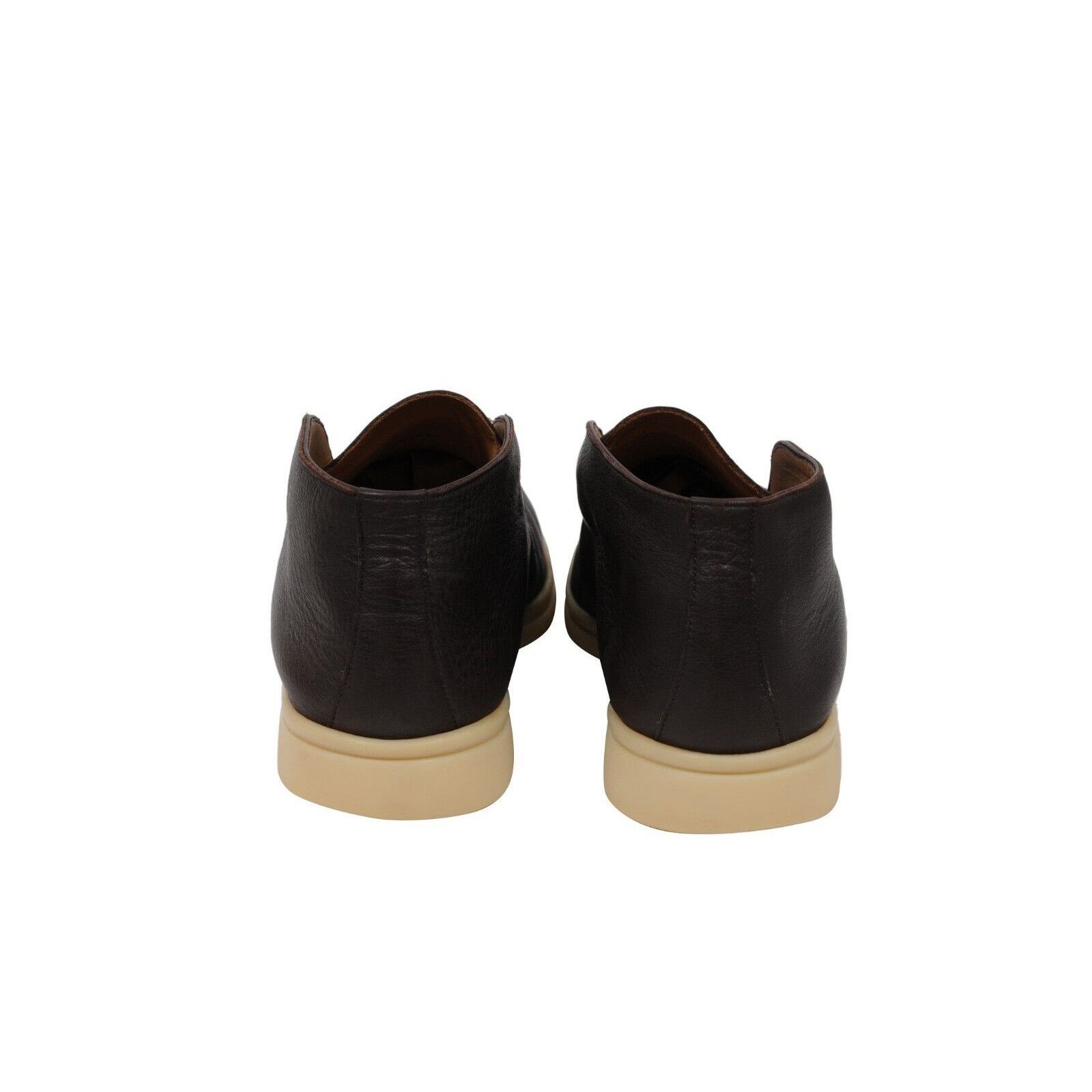 Loro Piana Brown Leather Open Walk Boots - 01881 Size US 11.5 / EU 44-45 - 6 Thumbnail