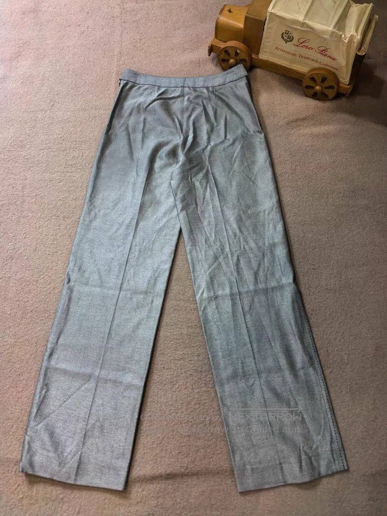 Loro Piana Loro Piana Silk Casual Pants Size 27" / US 4 / IT 40 - 2 Thumbnail