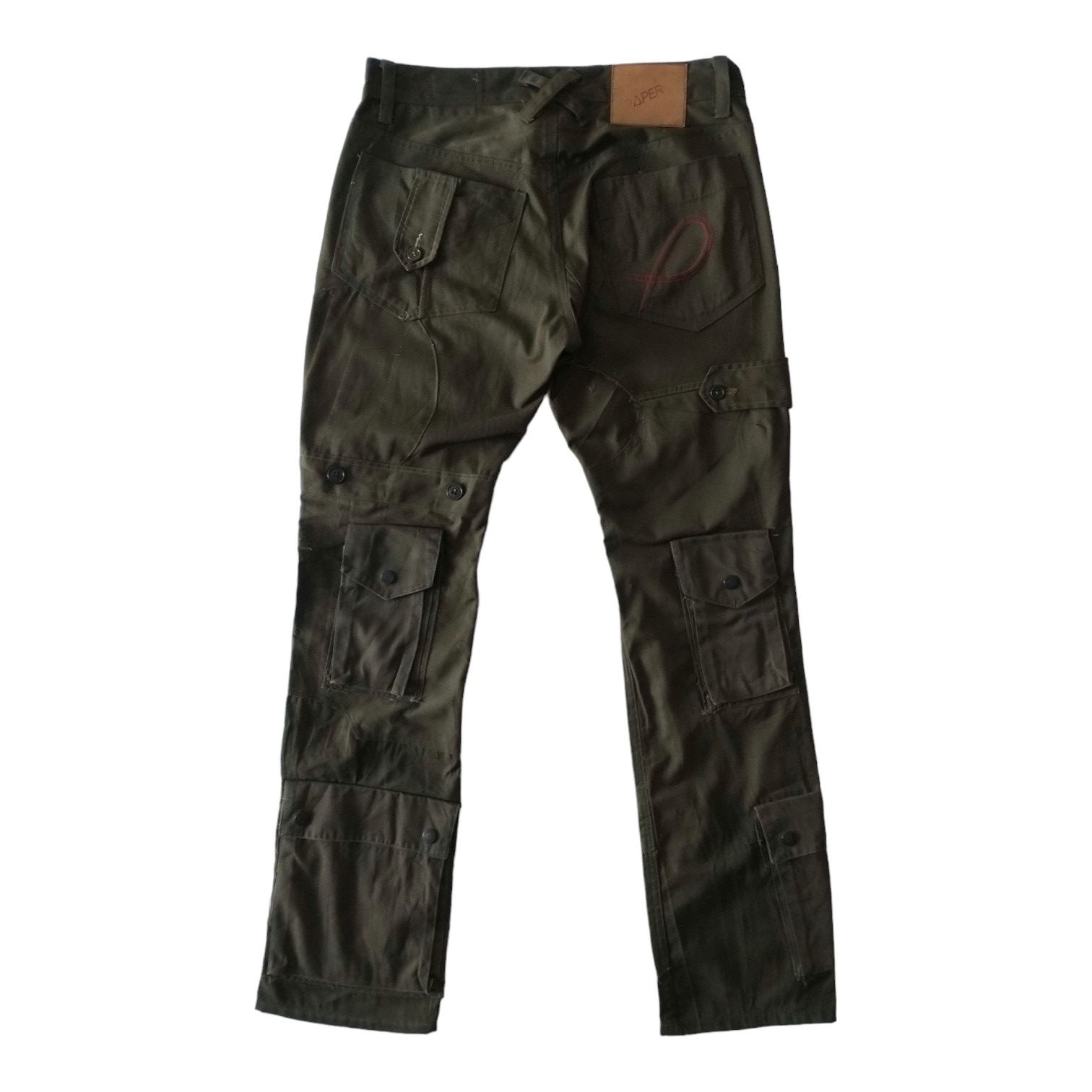 20471120 Paper Recycle Collection Reconstructed Pants Size US 32 / EU 48 - 2 Thumbnail