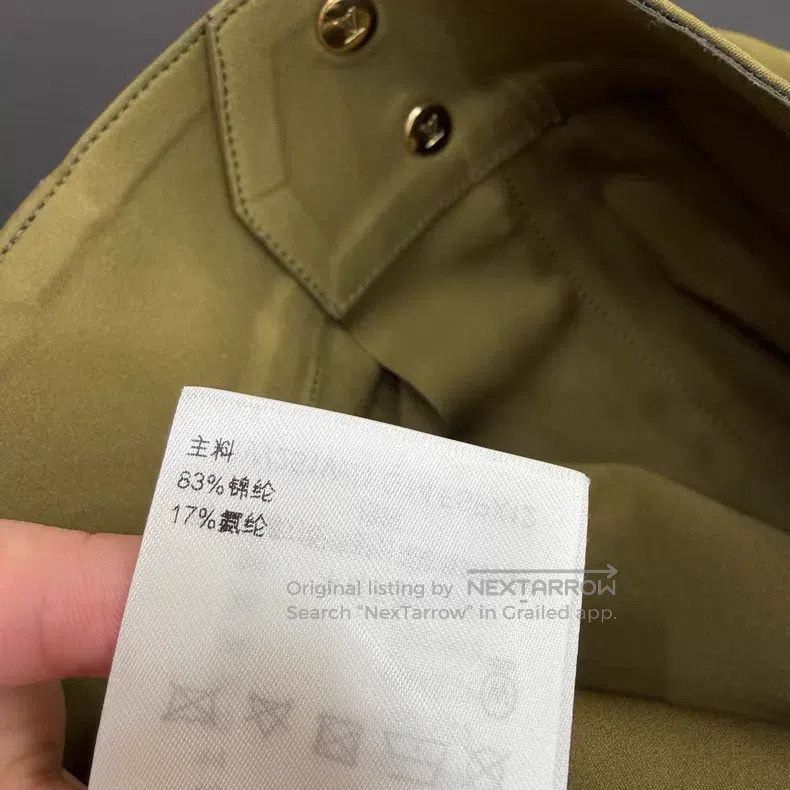 Louis Vuitton Louis Vuitton Green Nylon Straight Leg Pants Size US 36 / EU 52 - 4 Thumbnail