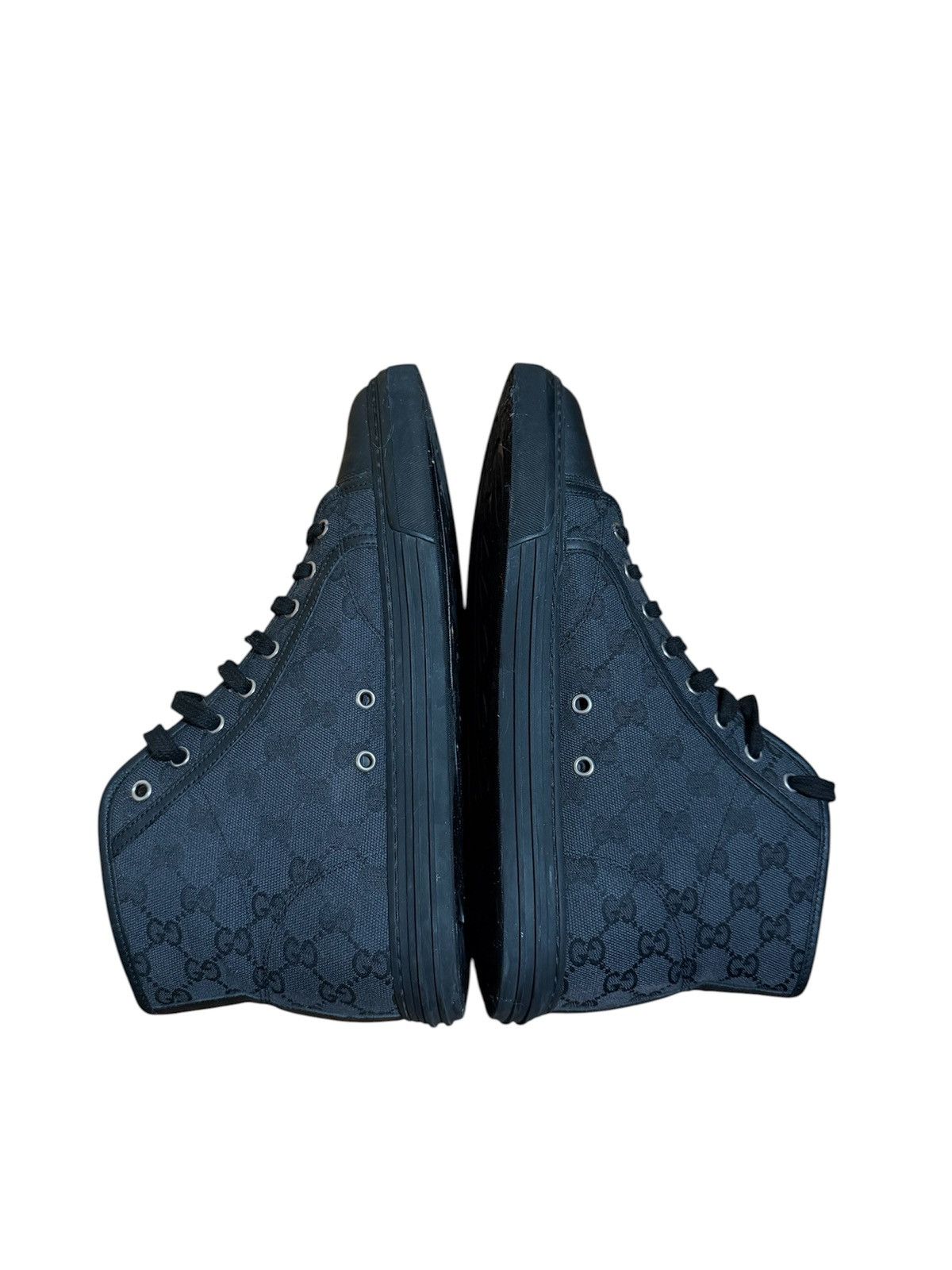 Gucci 🔥Gucci Monogram High Top Sneakers/Gucci Monogram Sneakers Size US 10.5 / EU 43-44 - 6 Thumbnail