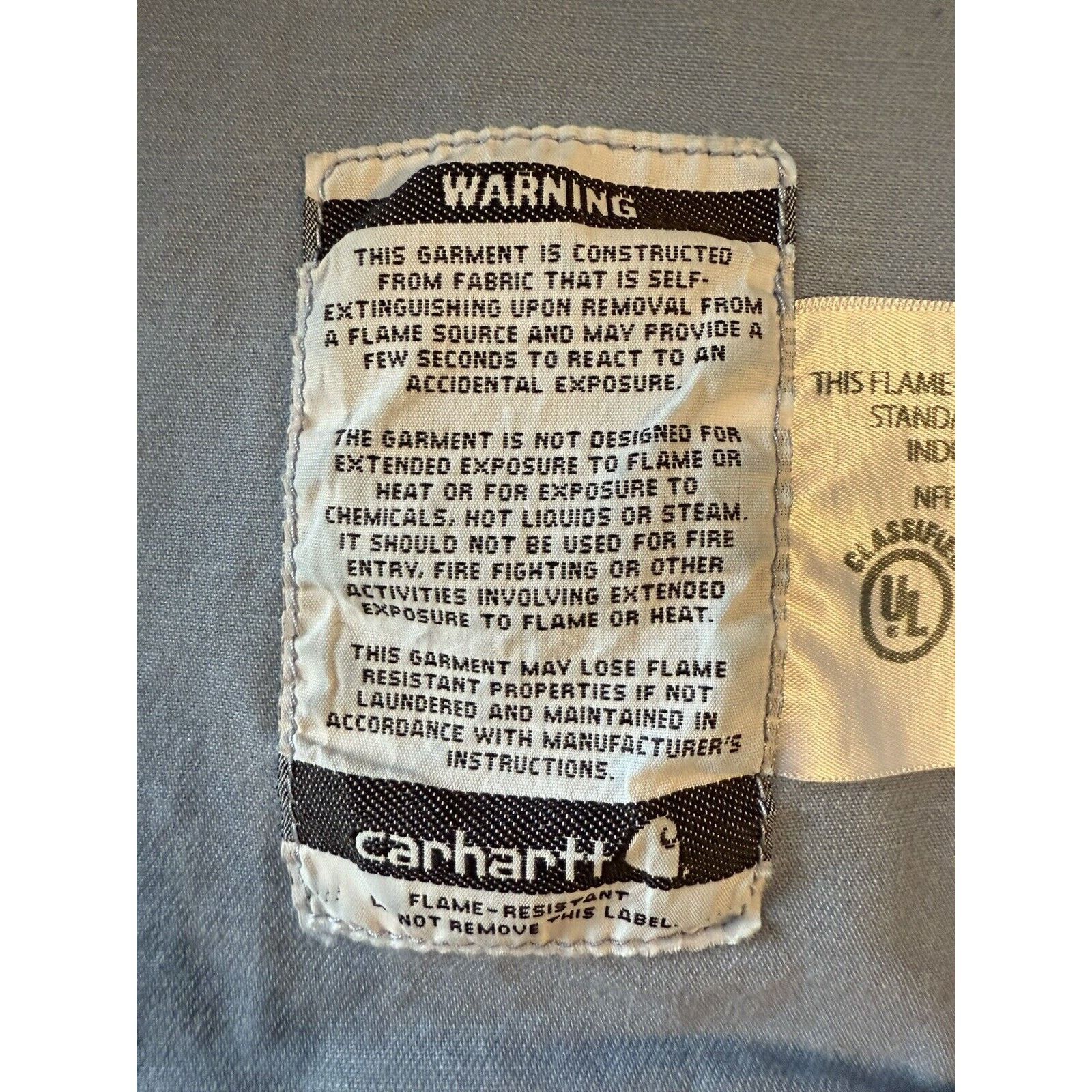 Carhartt Carhartt Men's Flame Resistant FR LS Work Shirt Button Down Size US XXL / EU 58 / 5 - 8 Thumbnail