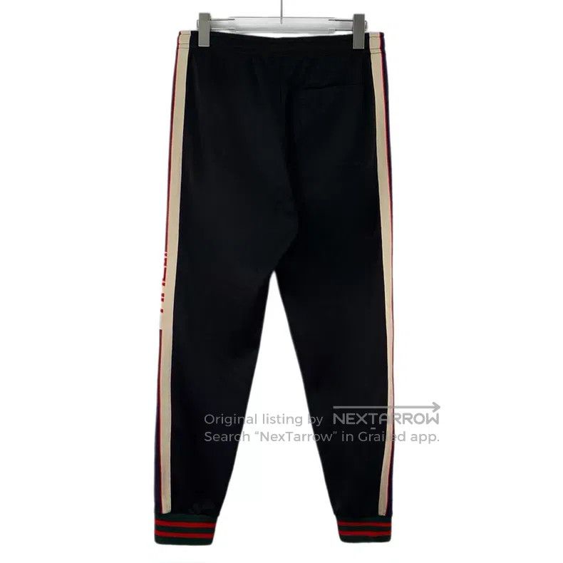 Gucci Gucci Size S Black side striped letter drawstring casual tr Size 25" / US 0 / IT 36 - 2 Thumbnail