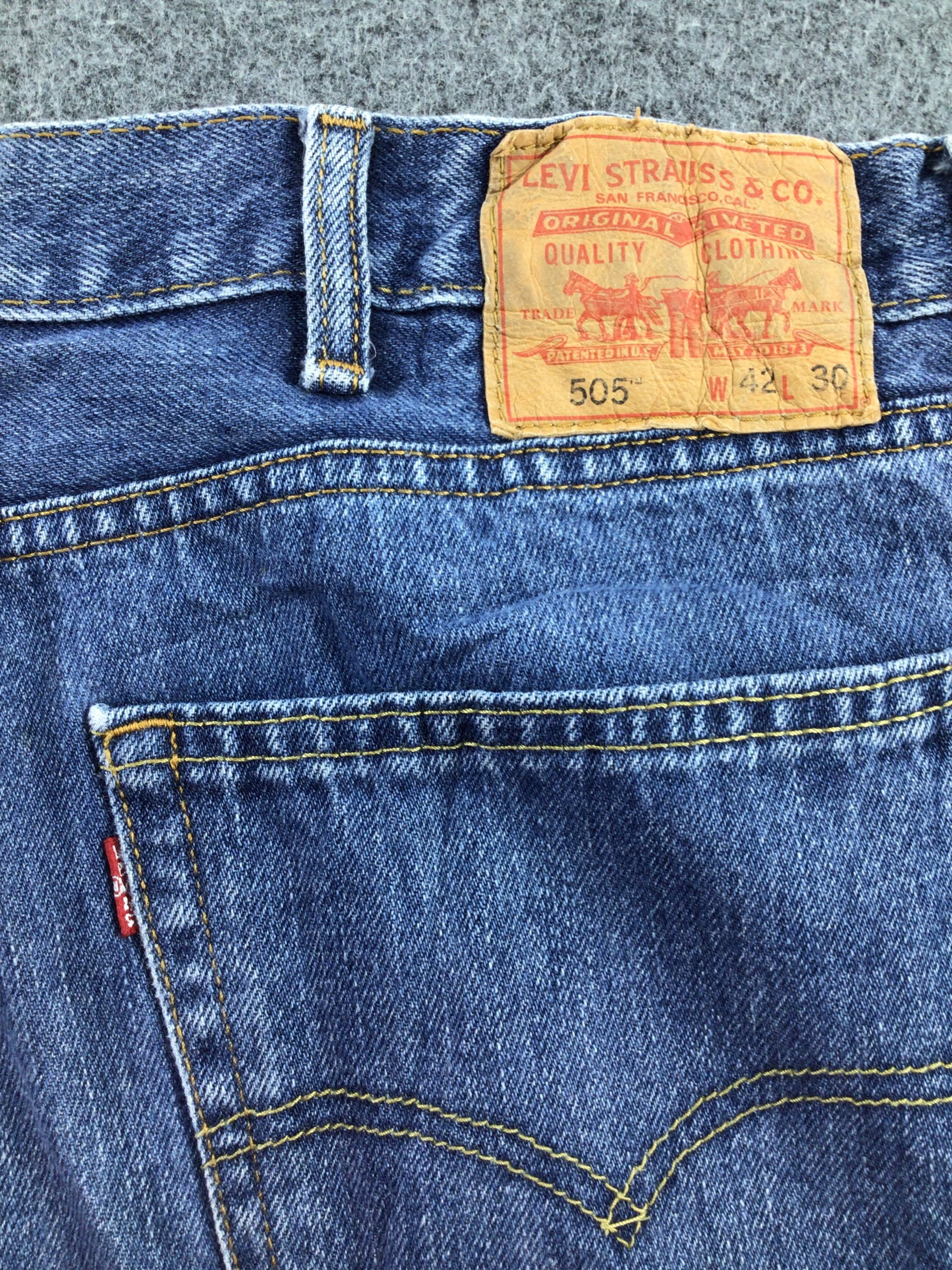 Levi's Vintage Levis 505 Jeans-J876 Size US 42 / EU 58 - 5 Thumbnail