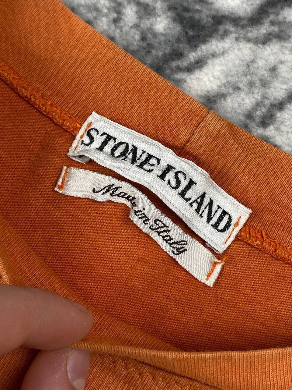 Stone Island Vintage Stone Island Marina 1995 T Shirt Men Size XL Orange Size US XL / EU 56 / 4 - 6 Thumbnail