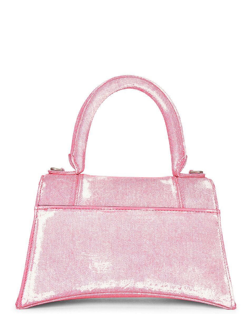 Balenciaga o1la1rc1a1024 Size: OS / Hourglass Top Handle Bag Pink Size ONE SIZE - 4 Thumbnail