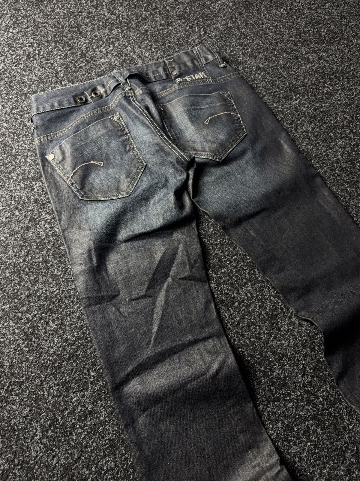 G-Star Y2K 00s Retro Retro G-Star RAW Straight Denim pants Jeans Size 27" / US 4 / IT 40 - 16 Thumbnail