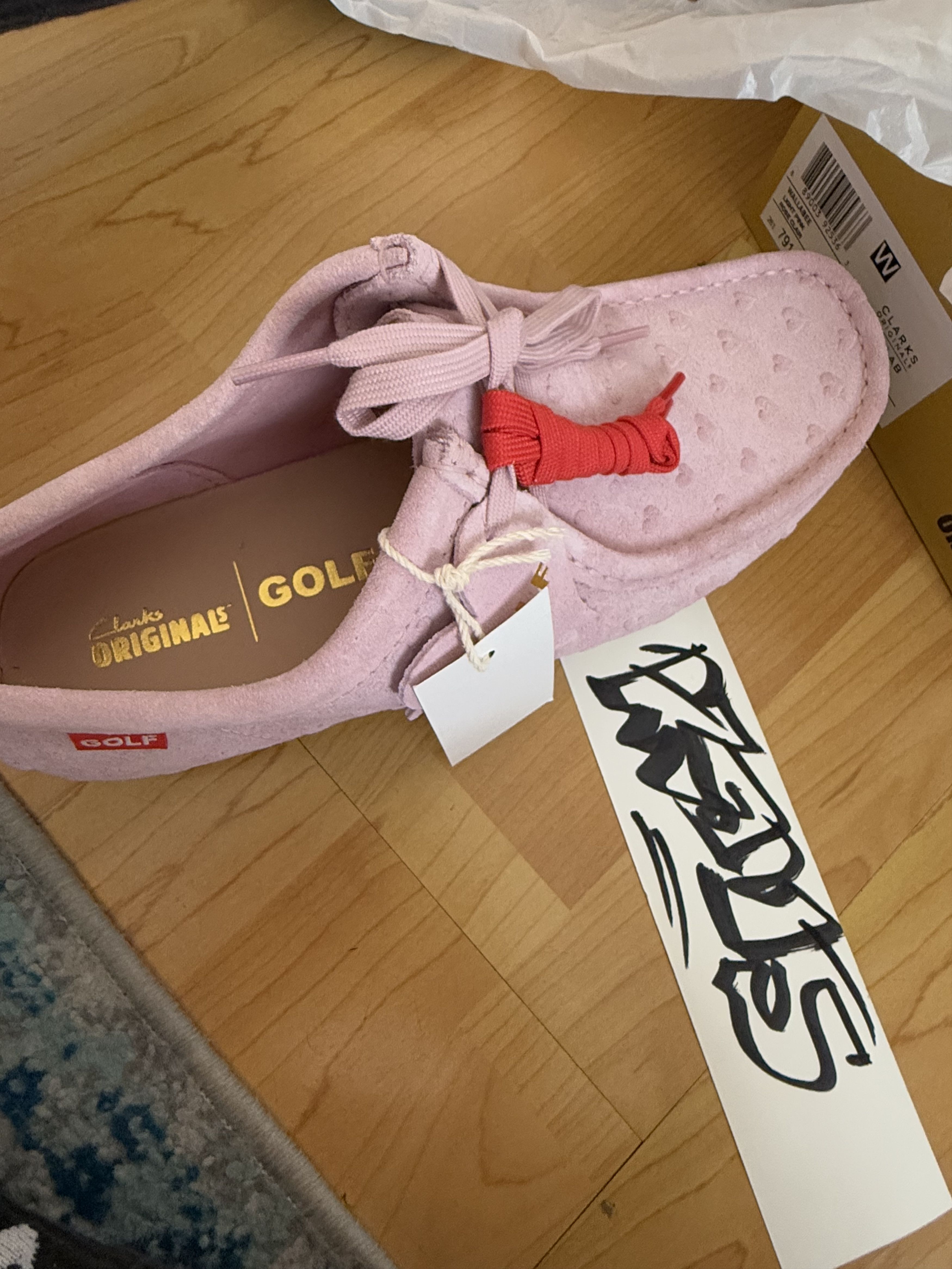 Clarks × Golf Wang CLARKS WALLABEE by GOLF WANG - Light Pink 9 Size US 9 / EU 42 - 7 Thumbnail