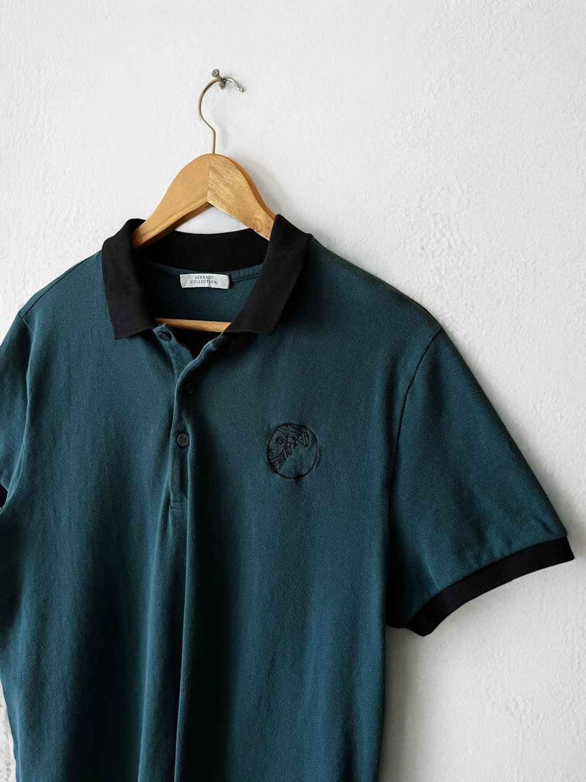 Designer × Versace VERSACE COLLECTION BIG MEDUZA POLO TEE T SHIRT GIANNI Size US L / EU 52-54 / 3 - 2 Thumbnail