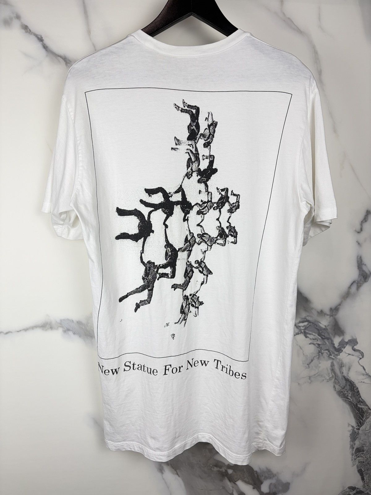Raf Simons SS06 Raf By Raf Simons New Statue For New Tribes Tshirt Size US M / EU 48-50 / 2 - 1 Thumbnail