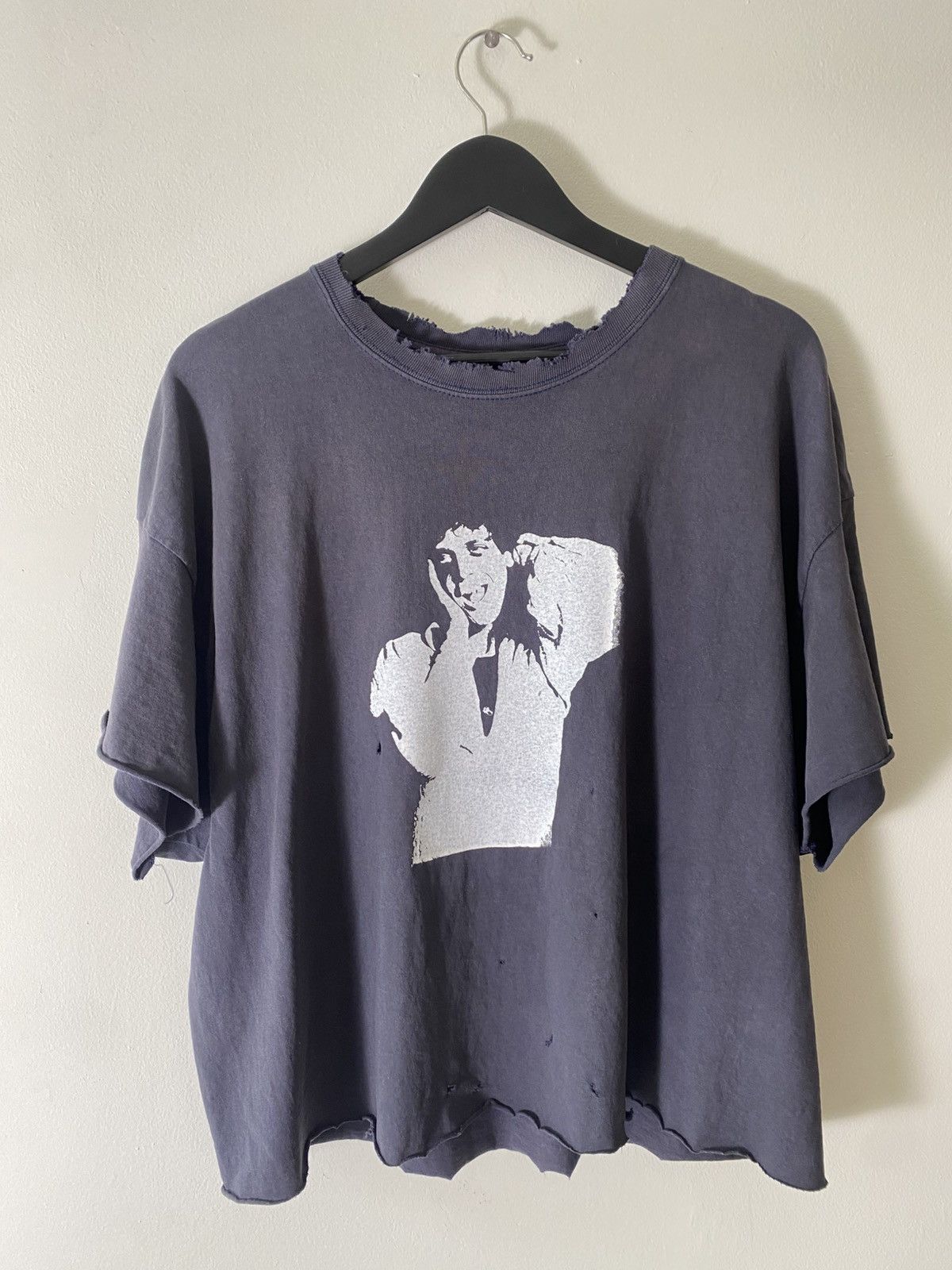 Band Tees Vintage-Washed Faded and Distressed Lou Reed Band T Shirt 1 Size US XL / EU 56 / 4 - 3 Thumbnail