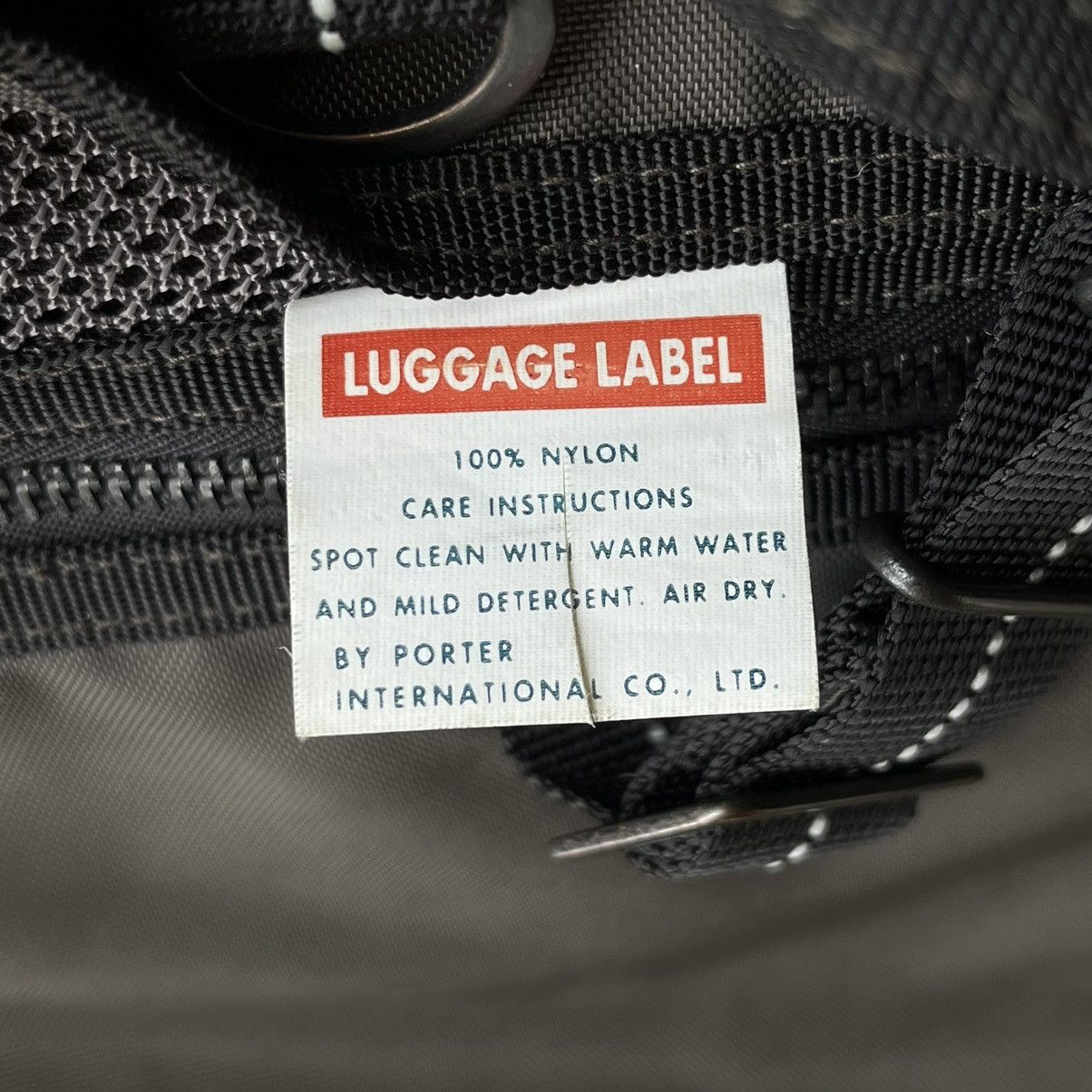 Porter Vintage Luggage Label Military Expandable Messenger Bag Size ONE SIZE - 6 Thumbnail