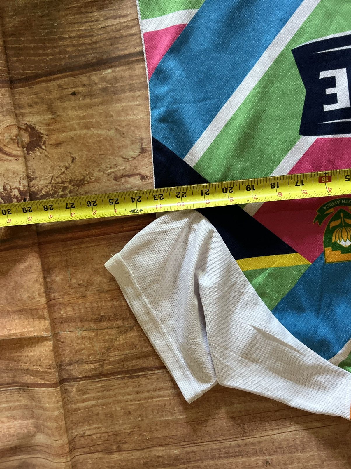 Asics SOUTH AFRICA SPRINGBOKS SEVENS MENS AWAY RUGBY JERSEY Size US XL / EU 56 / 4 - 8 Thumbnail