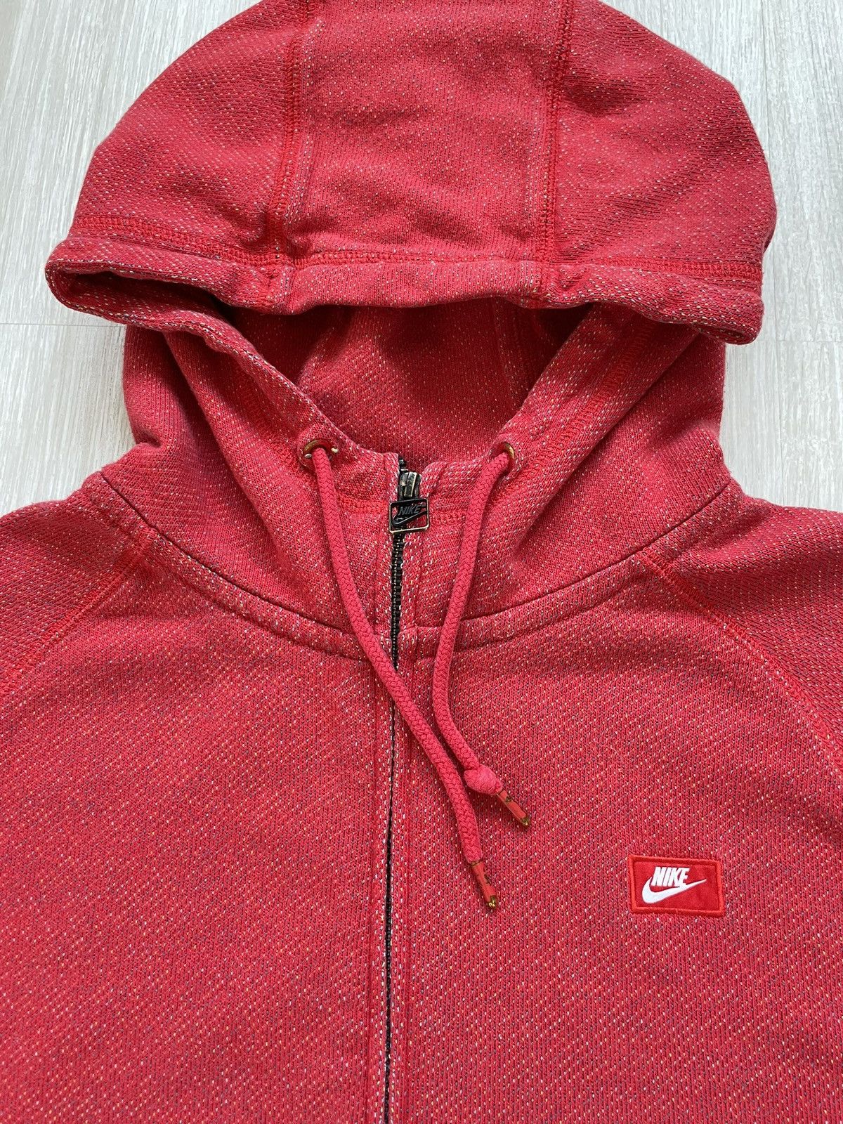 Nike × Vintage Vintage Y2K Nike Modern Full Zip Hoodie Drill Swoosh Size US XL / EU 56 / 4 - 3 Thumbnail