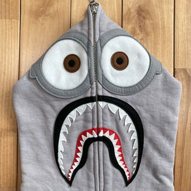 Bape BAPE Minions Milo Shark Full Zip Hoodie a bathing ape Size US M / EU 48-50 / 2 - 3 Thumbnail