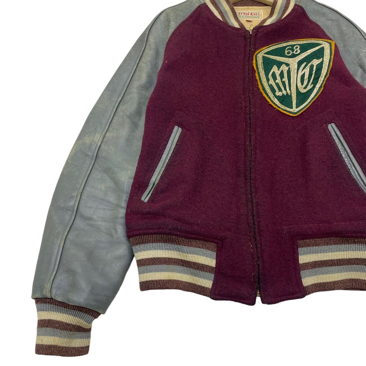 Toyo Enterprises 🔥Vintage Varsity Toyo Enterprise Style Eyes Jacket Size US M / EU 48-50 / 2 - 3 Thumbnail