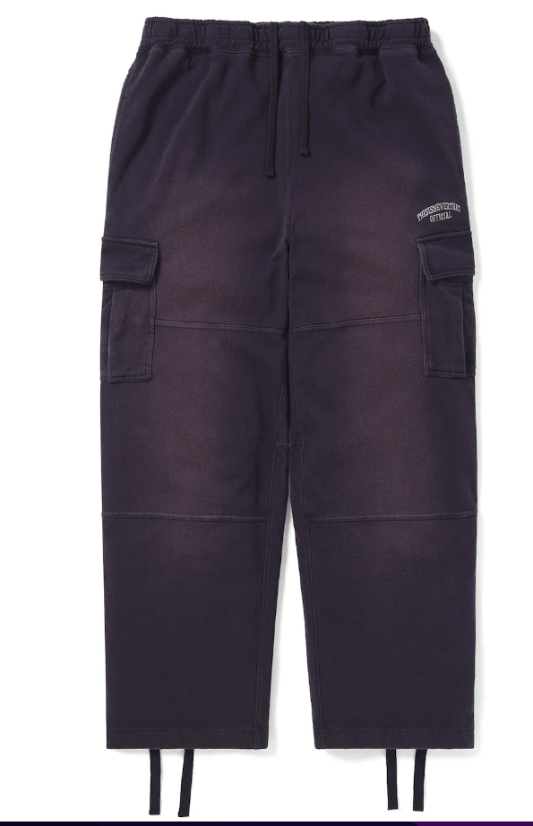 thisisneverthat Thisisneverthat Cargo Sweatpants Dark Purple Large Size US 32 / EU 48 - 1 Thumbnail
