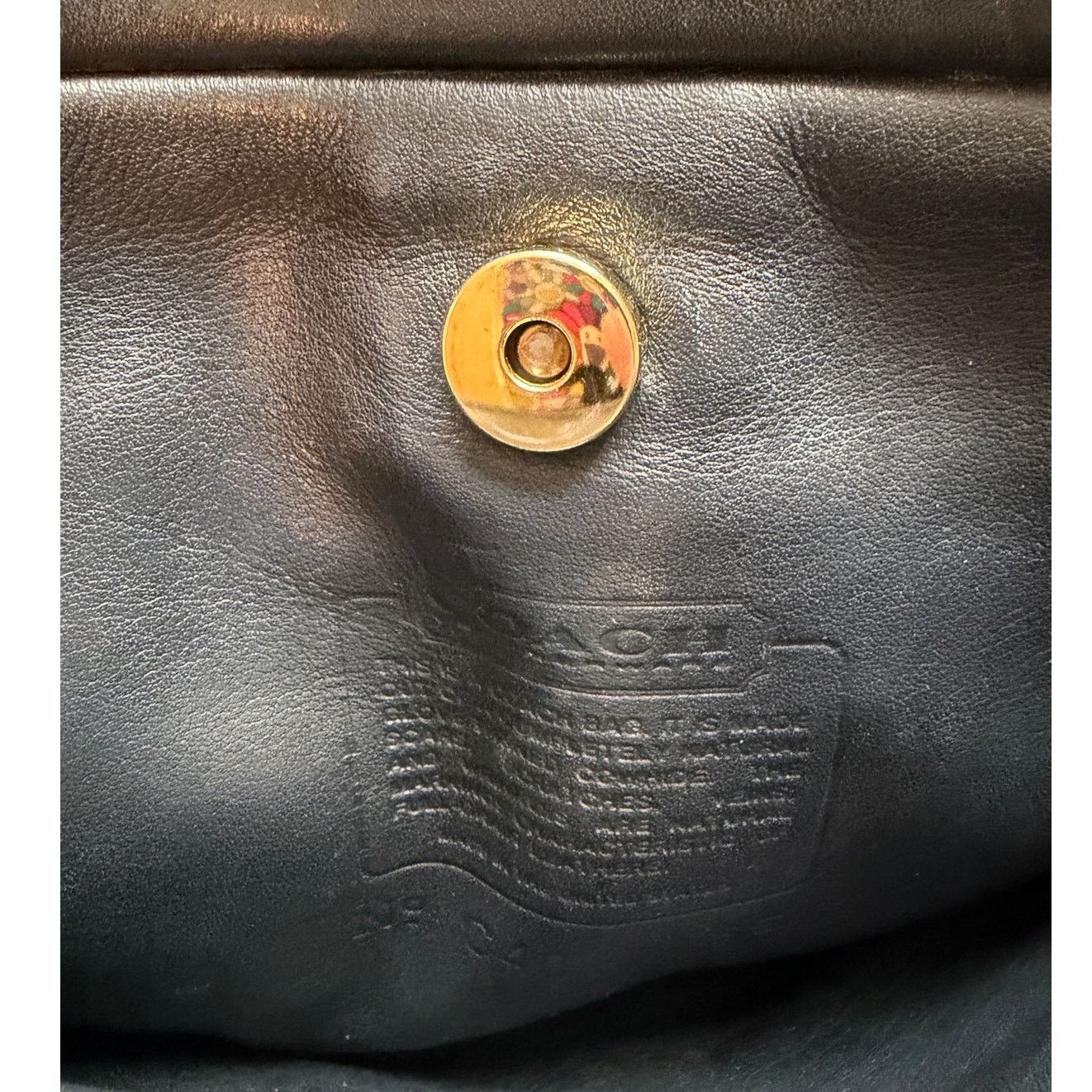 Coach Rare Coach Vintage Promenade Bag Dark Navy Size ONE SIZE - 7 Thumbnail