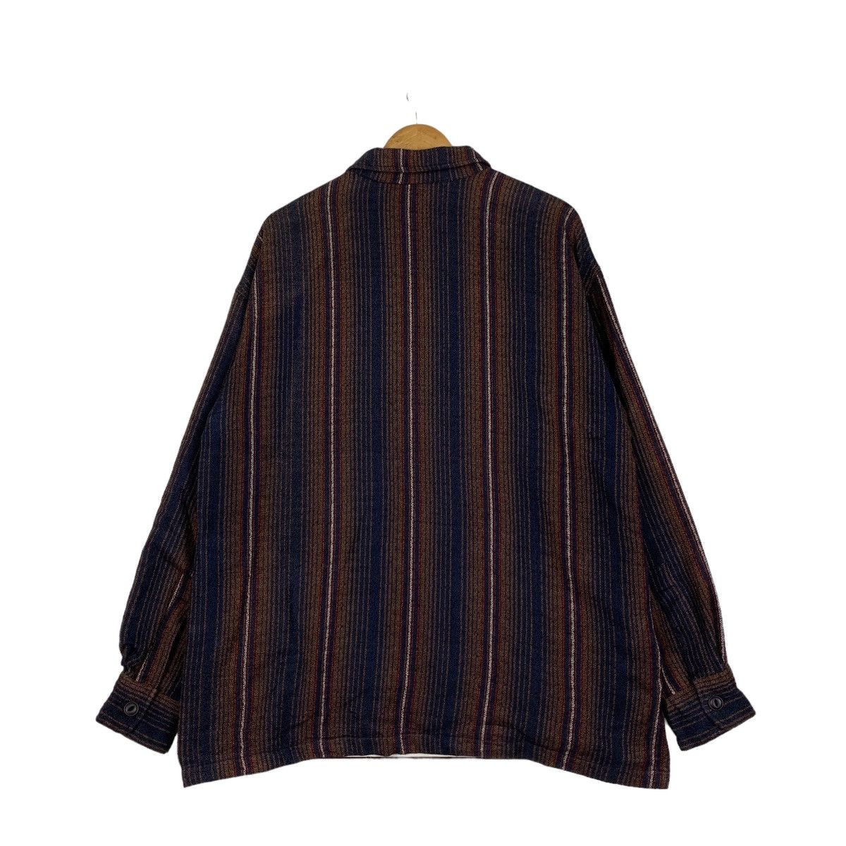 Japanese Brand PIKO Hawaiian Longboard Wear Striped Casual Jacket #1080-C49 Size US L / EU 52-54 / 3 - 7 Thumbnail