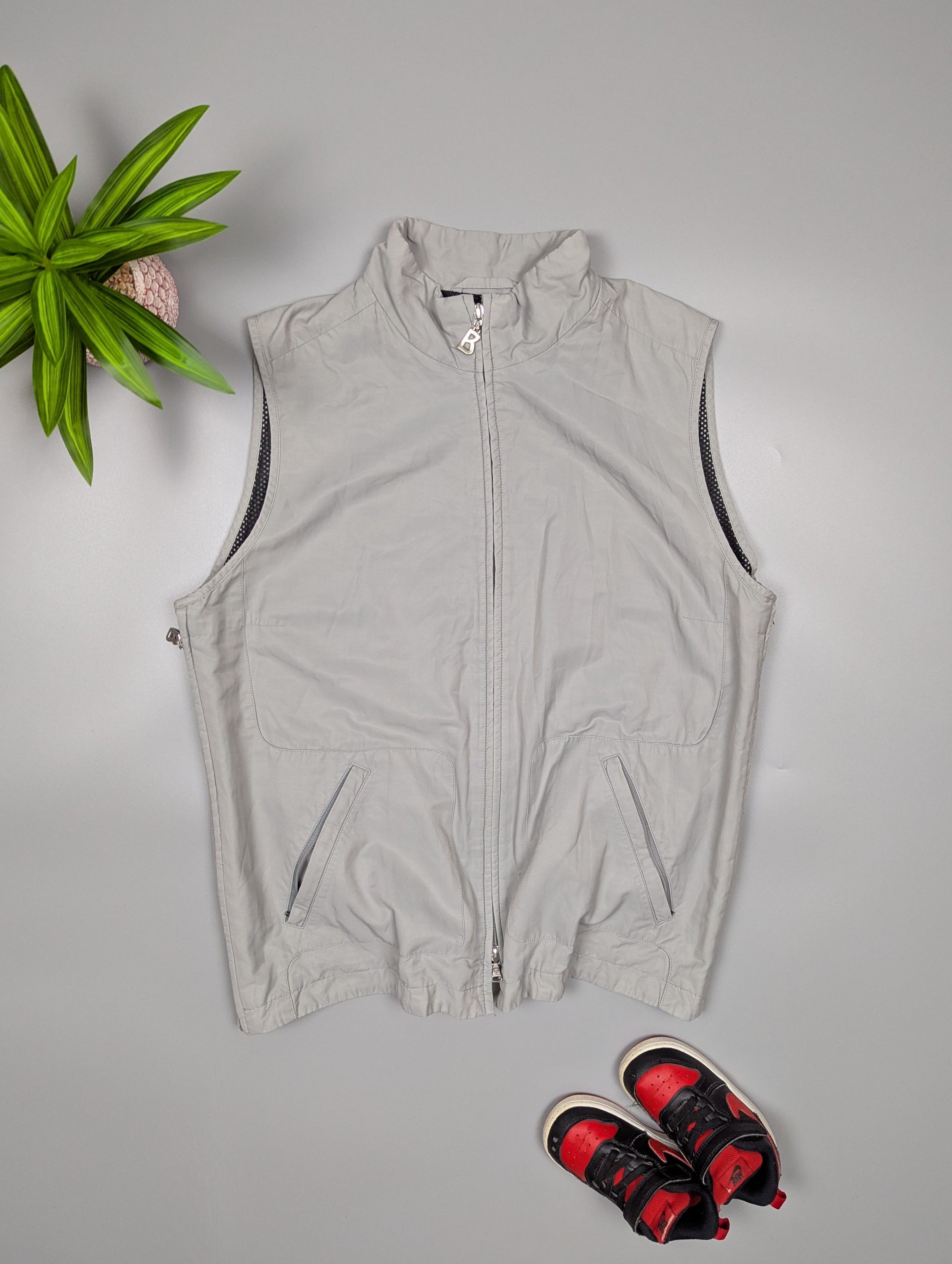 Bogner Bogner Light Gray Vest M/L Outdoor Sleeveless VTG Size L / US 10 / IT 46 - 1 Thumbnail