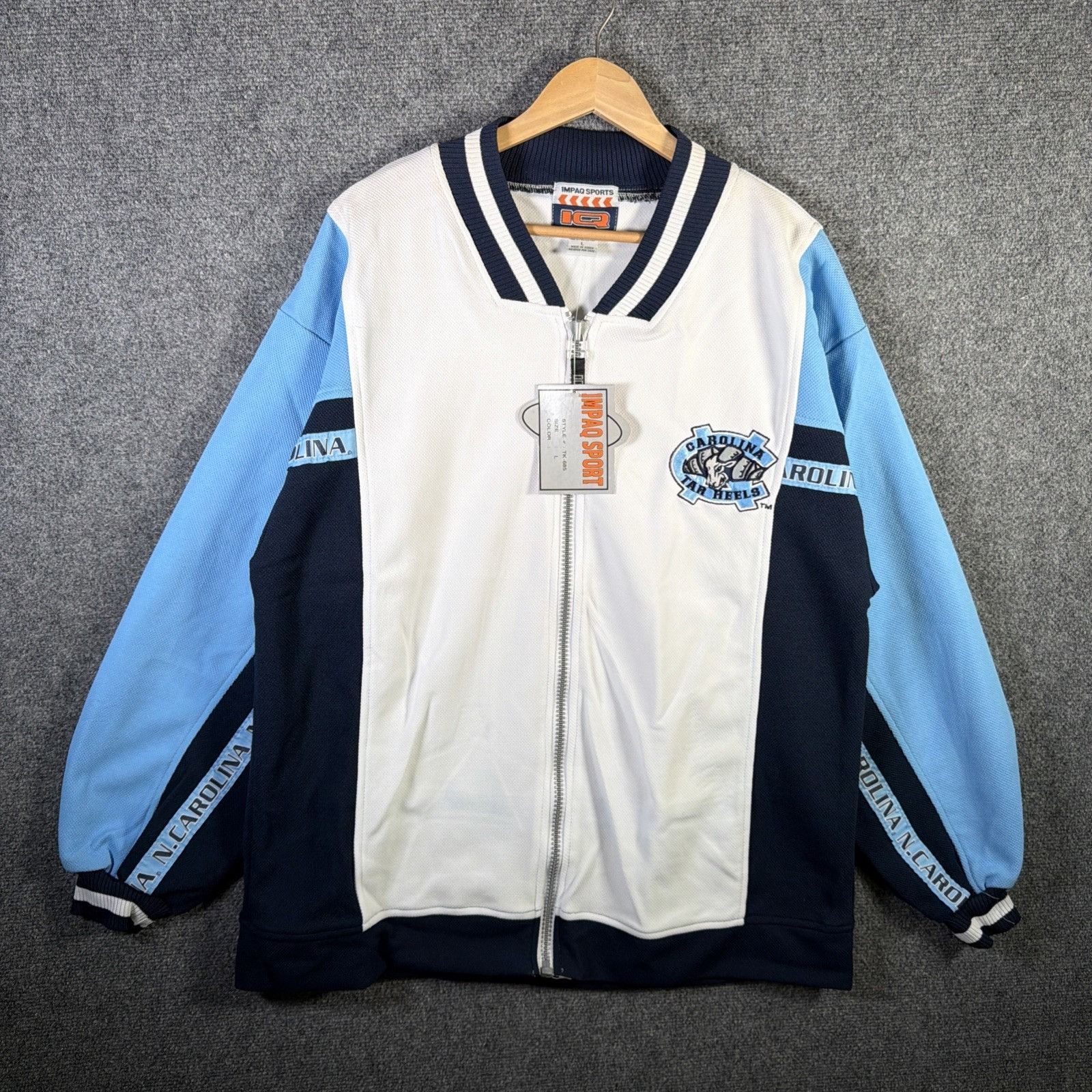 Nutmeg Vintage University Of North Carolina Jacket Large Blue 90s Size US L / EU 52-54 / 3 - 1 Thumbnail