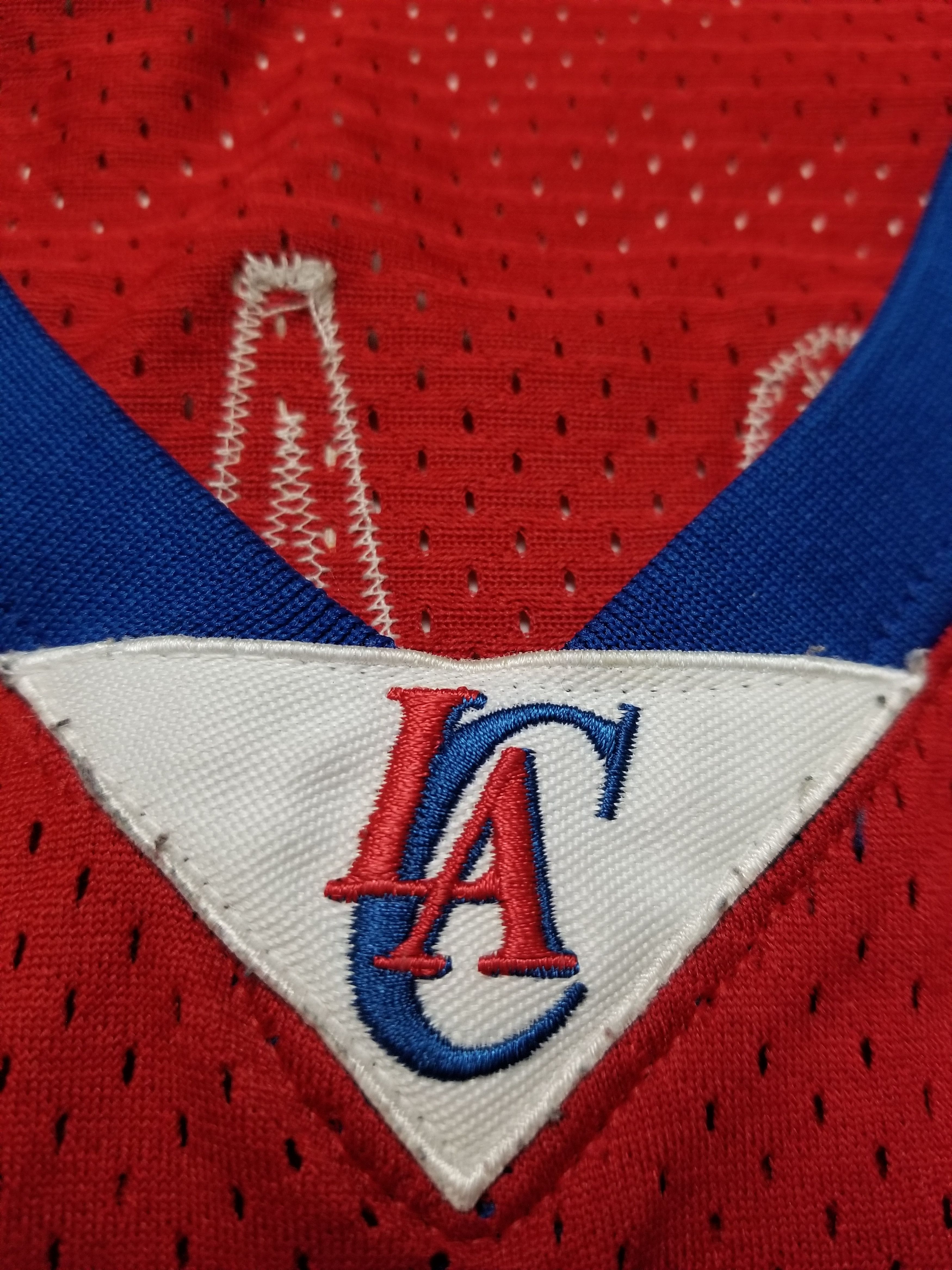 Nike VTG Elton Brand Los Angeles Clippers #42 Red and Blue Jersey Size US S / EU 44-46 / 1 - 14 Thumbnail