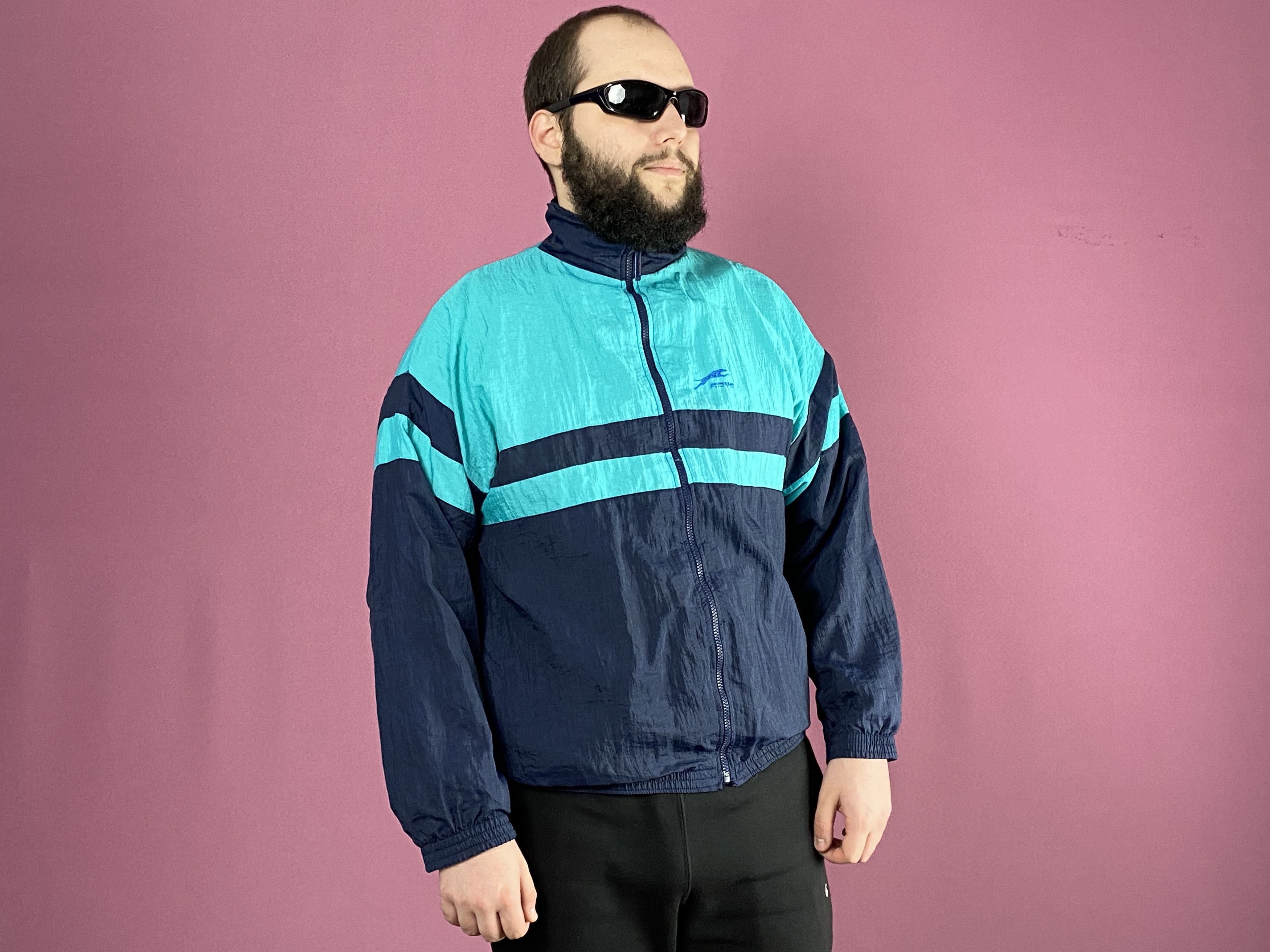 Vintage 90s Krys Vintage Men's Windbreaker Jacket - L Size US L / EU 52-54 / 3 - 4 Thumbnail