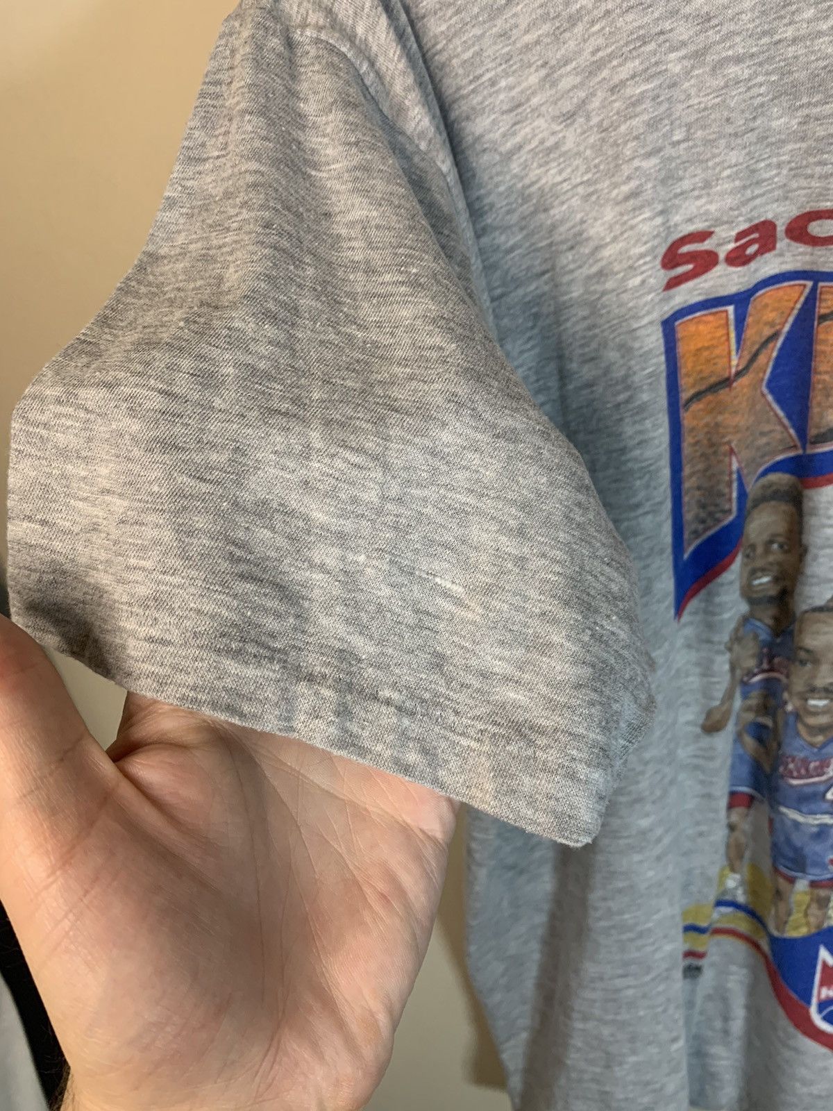 NBA × Salem Sportswear × Vintage *RARE* Vintage 1980s Sacramento Kings Salem NBA T-Shirt Size US XL / EU 56 / 4 - 8 Thumbnail