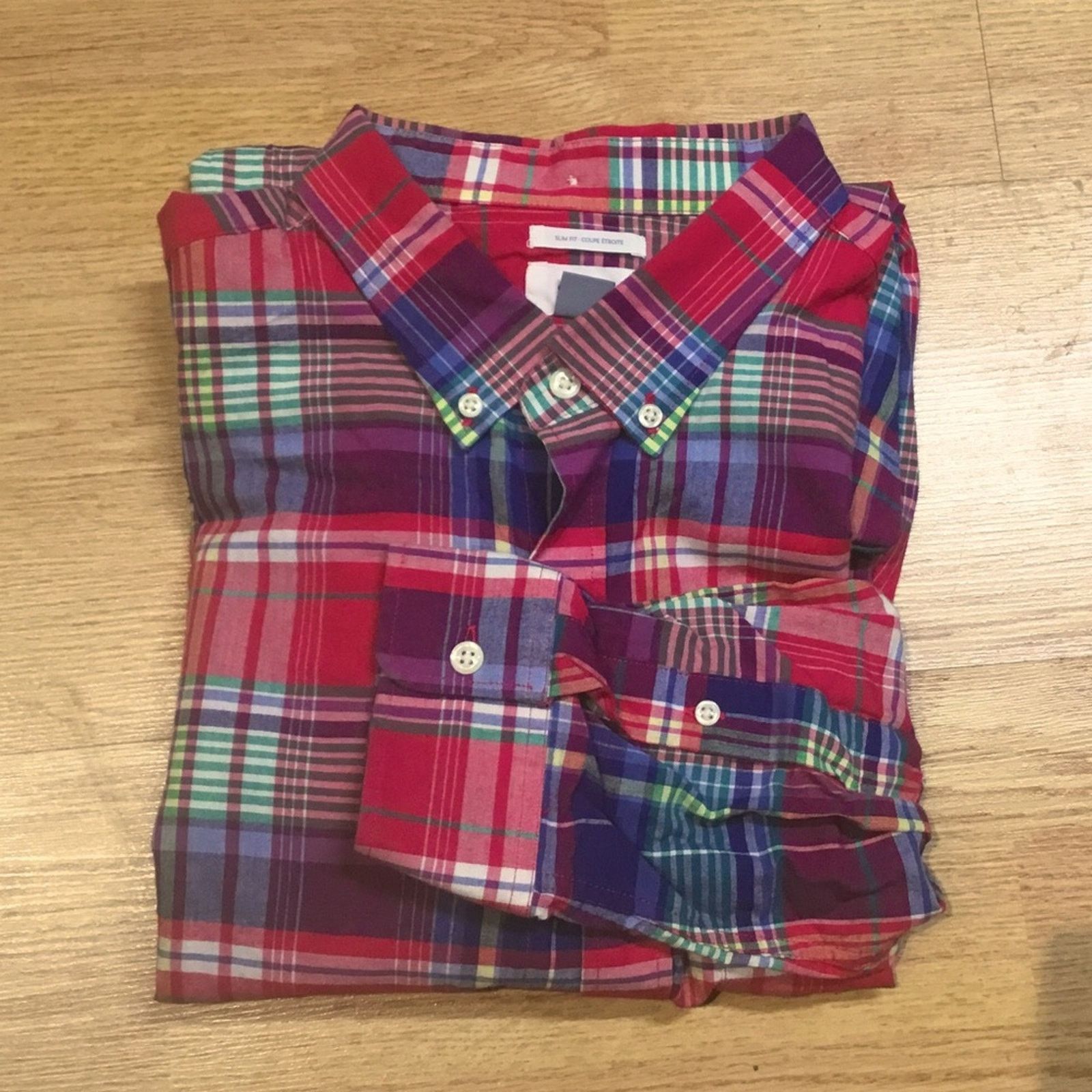 Old Navy Old Navy Slim Fit Button Down Shirt Size US XL / EU 56 / 4 - 1 Thumbnail