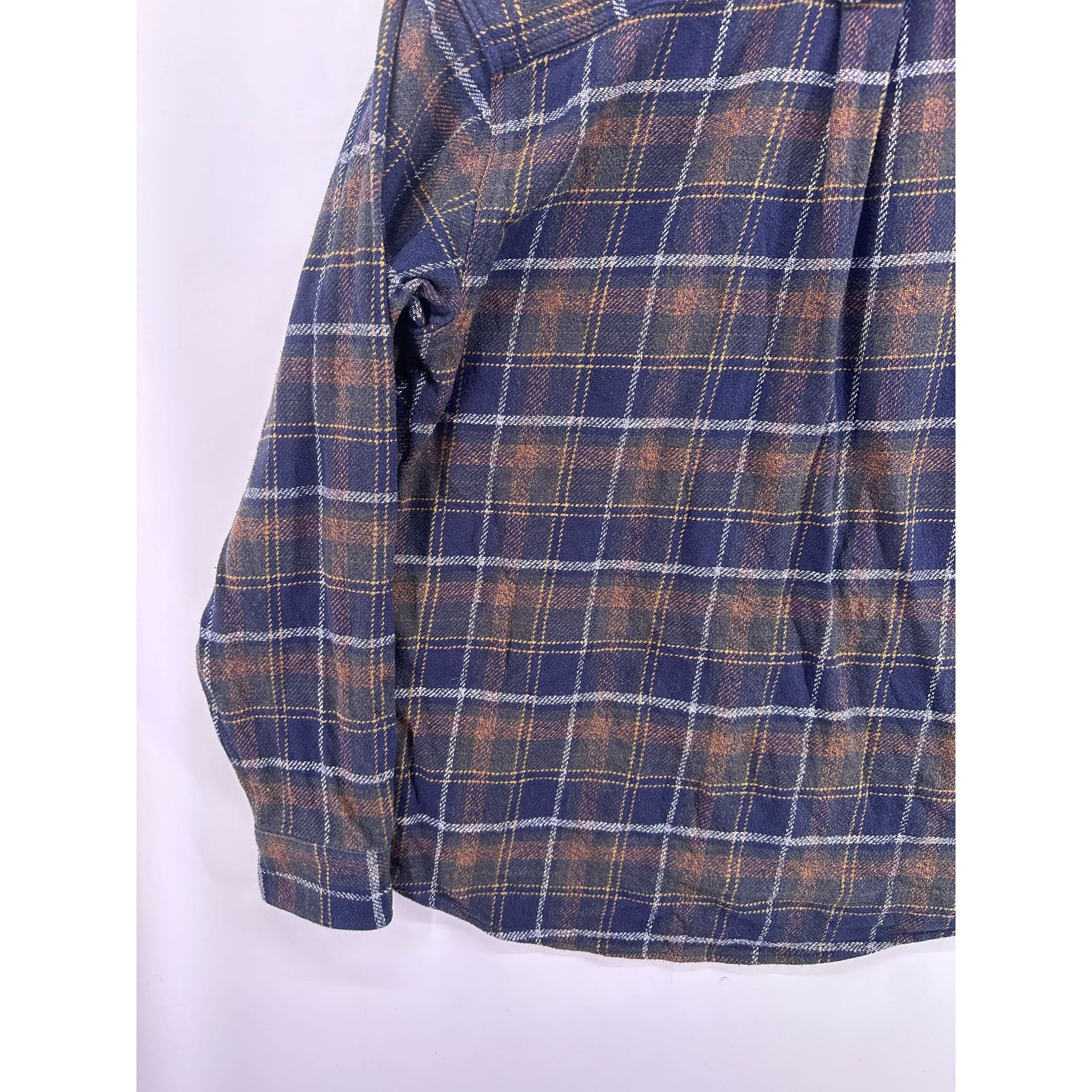 Orvis Orvis Thick Flannel Brown Navy Front Pockets Size Medium Size US M / EU 48-50 / 2 - 12 Thumbnail