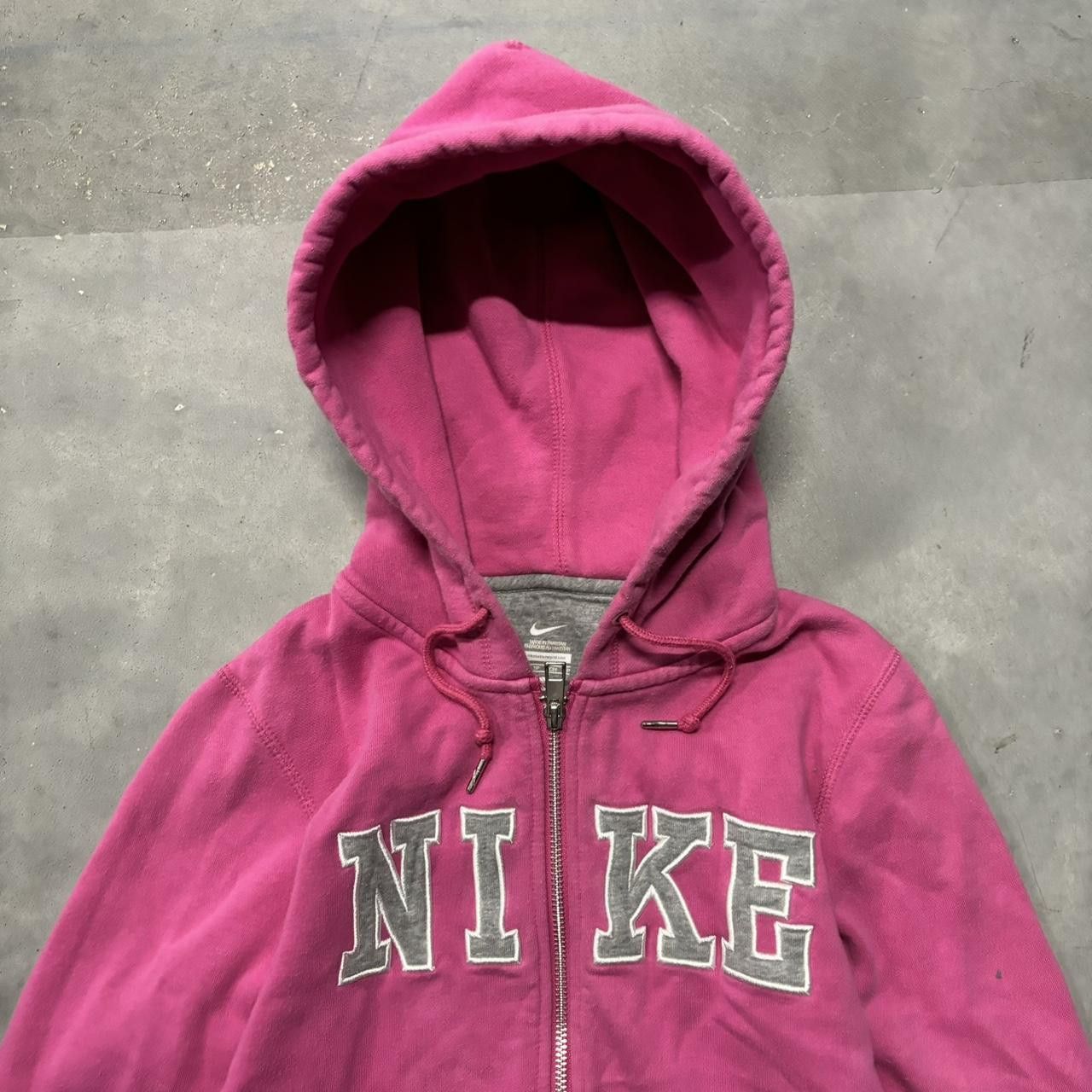 00s nike MP3 イヤホン ジップパーカー 刺繍ロゴ ネイビー (2003