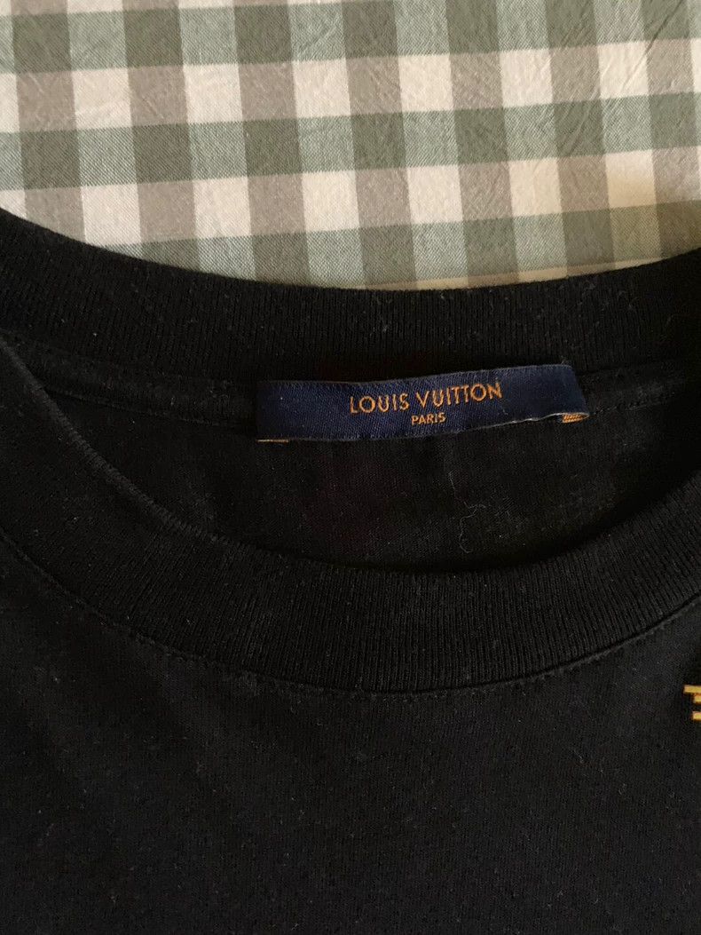 Louis Vuitton LOUIS VUITTON 18Fw big yellow logo short sleeve 2501-Nextar Size US XXS / EU 40 - 2 Thumbnail