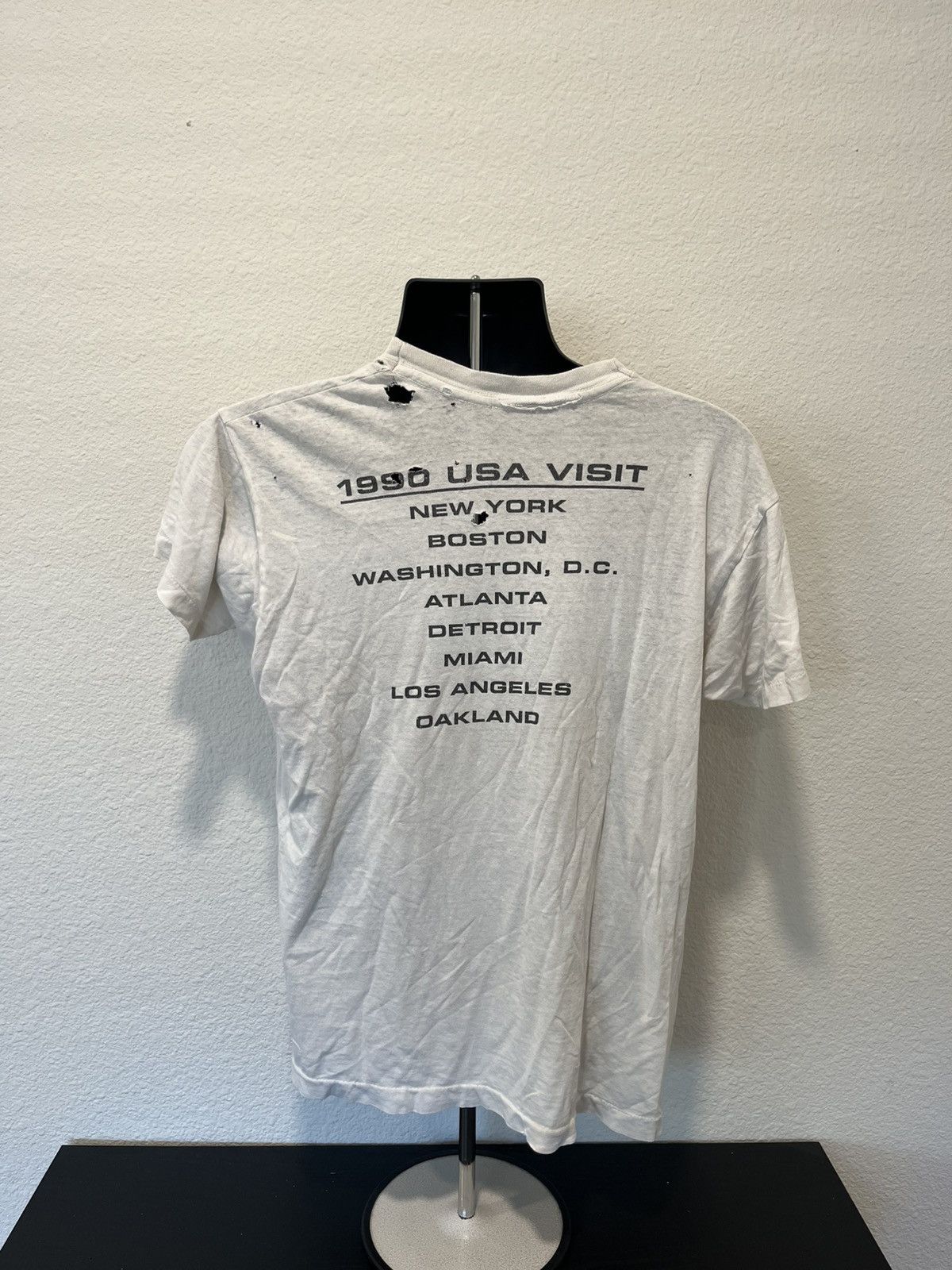 Vintage 90s Nelson Mandela USA visit shirt Size US S / EU 44-46 / 1 - 2 Thumbnail